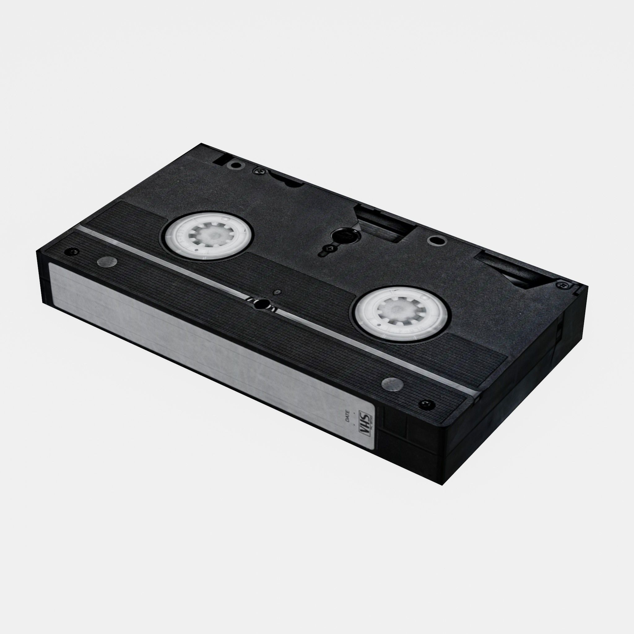 VHS tapes Low-poly 3D model_1