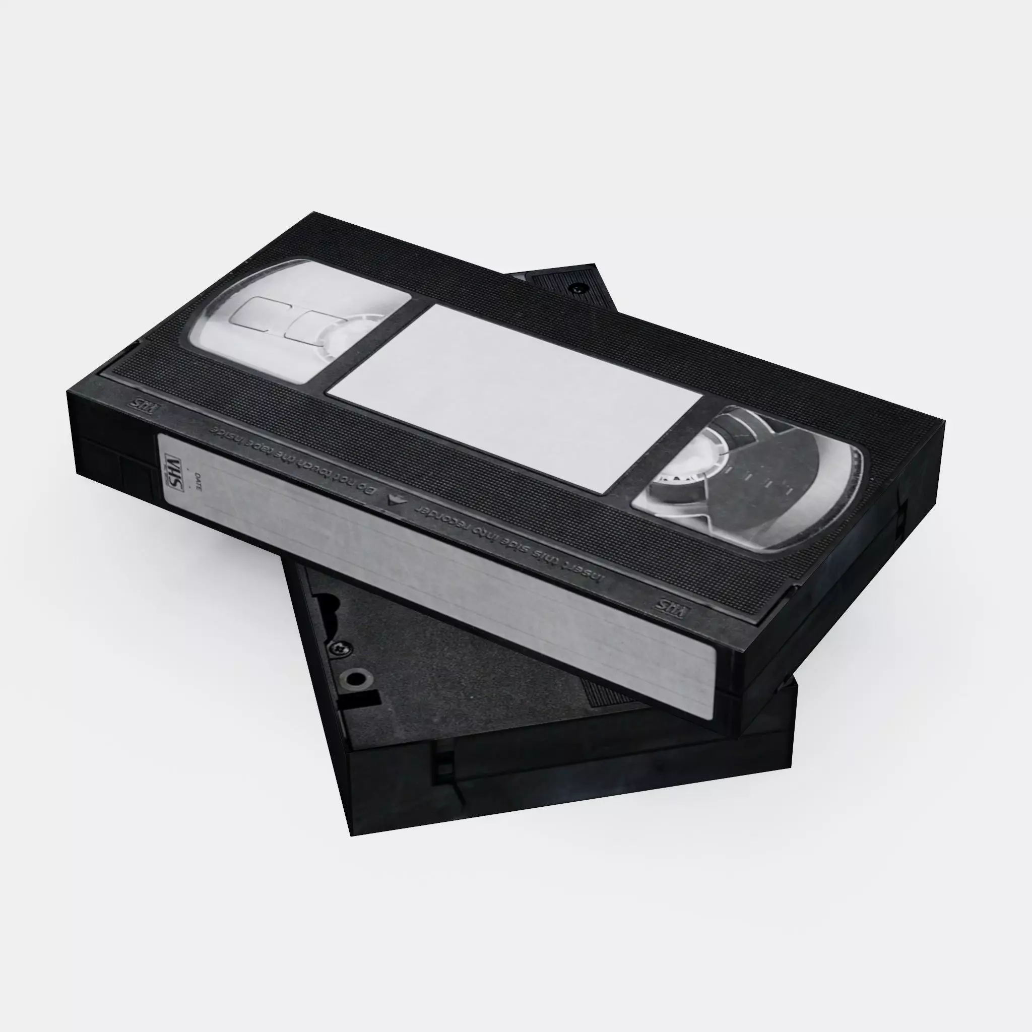 VHS tapes Low-poly 3D model_0