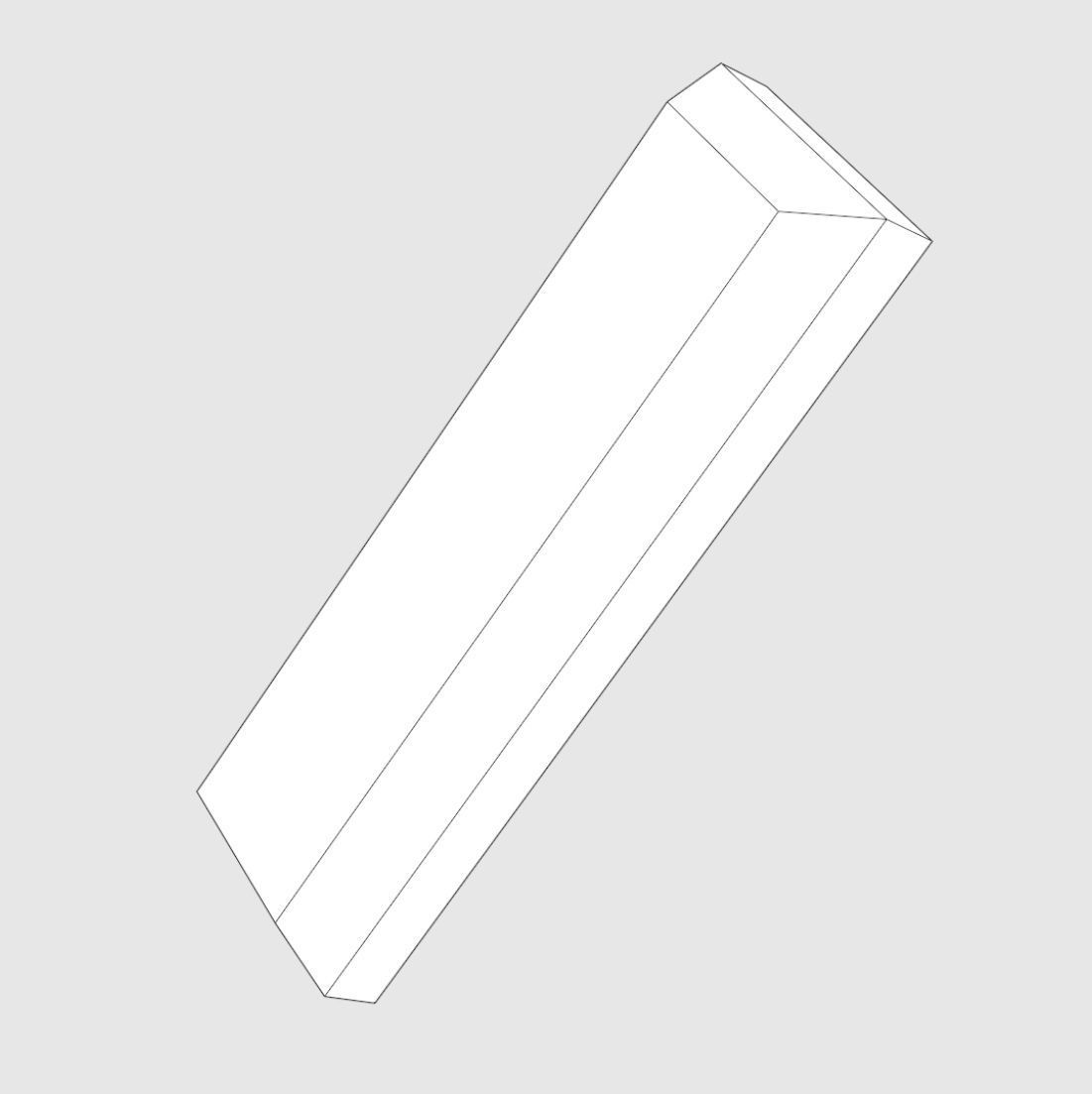 TV Remote Control Low-poly 3D model_3