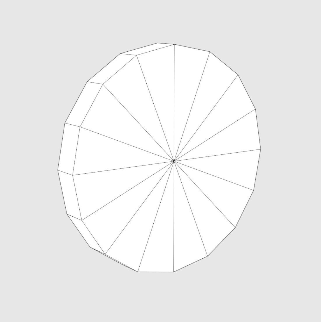 Old Wall Clock Low-poly 3D model_2