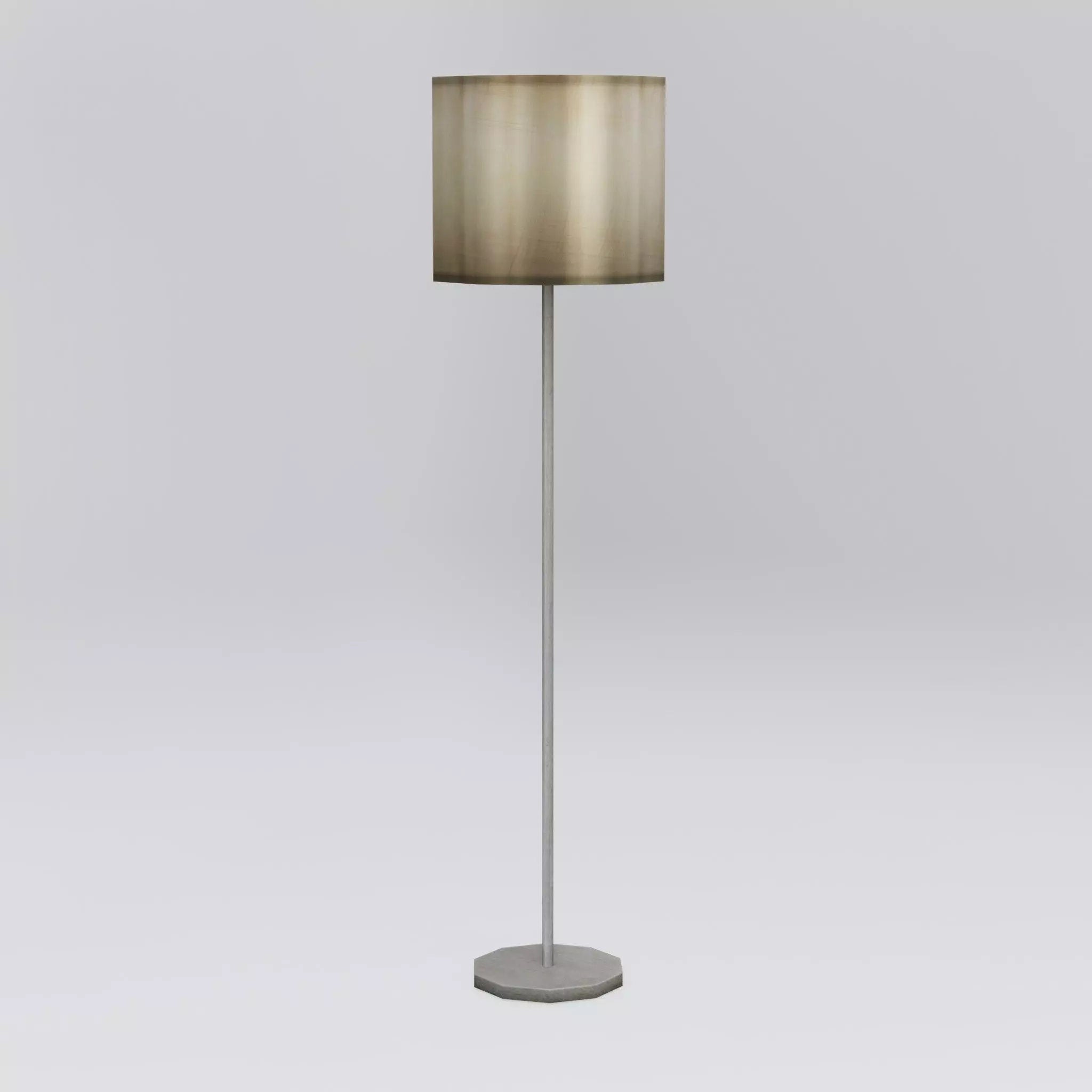 Floor Lamp Low-poly 3D model_0