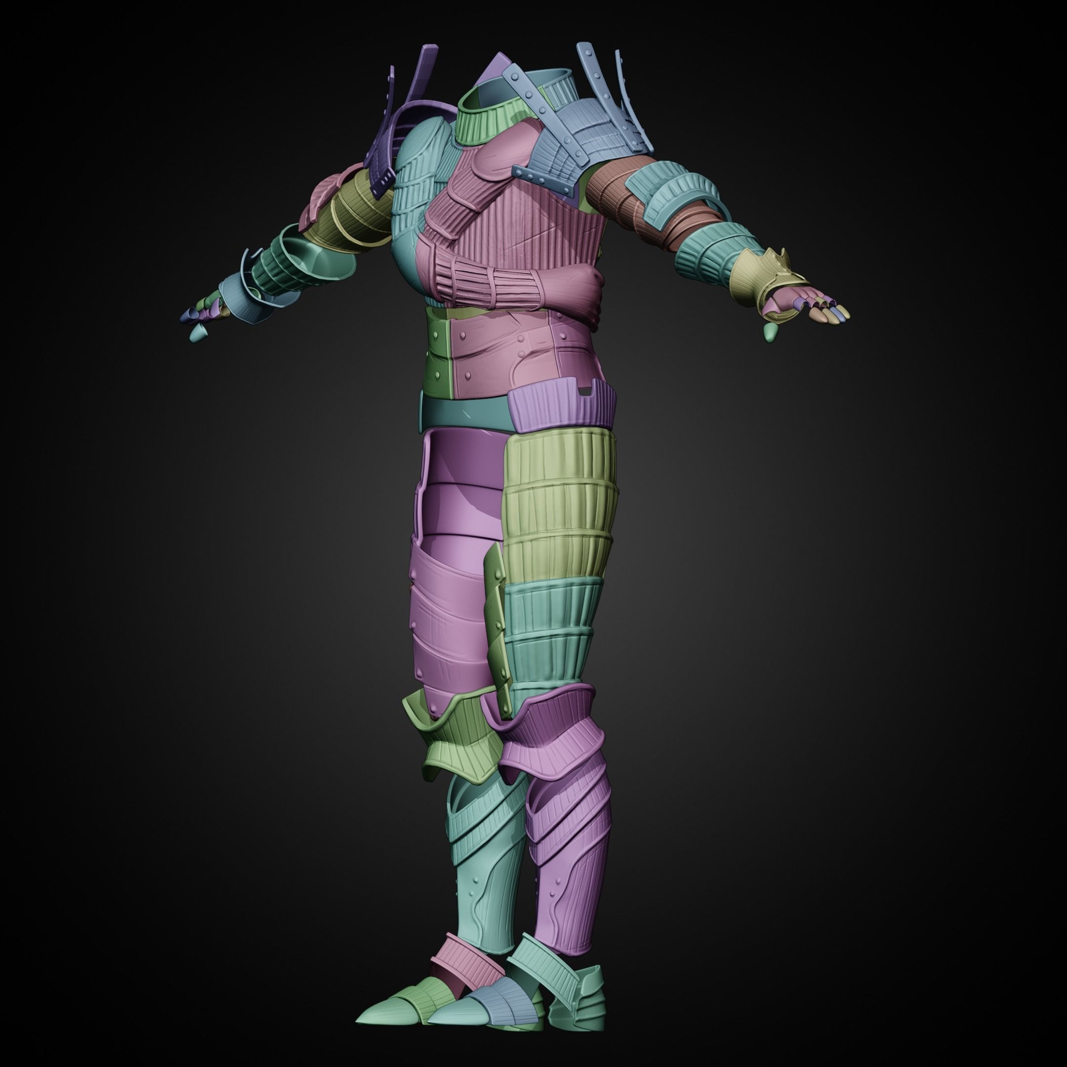 Dark Souls Lautrec Embraced Armor of Favor for Cosplay 3D print model_22