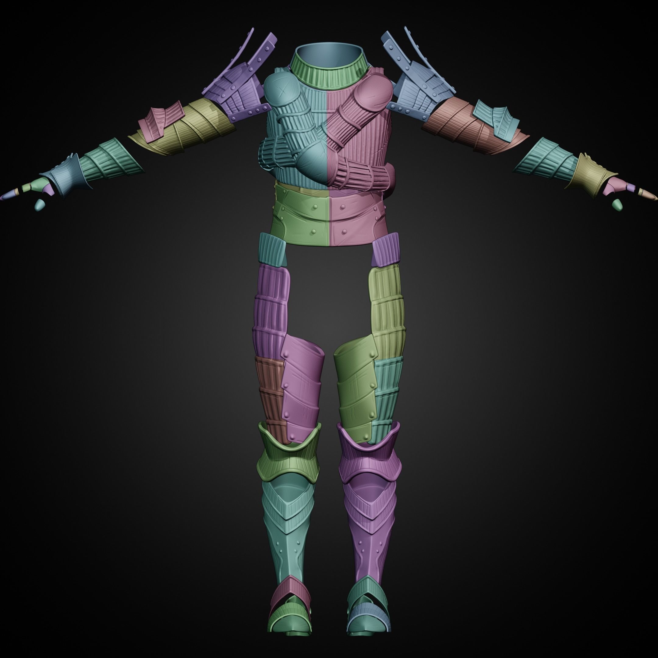 Dark Souls Lautrec Embraced Armor of Favor for Cosplay 3D print model_21