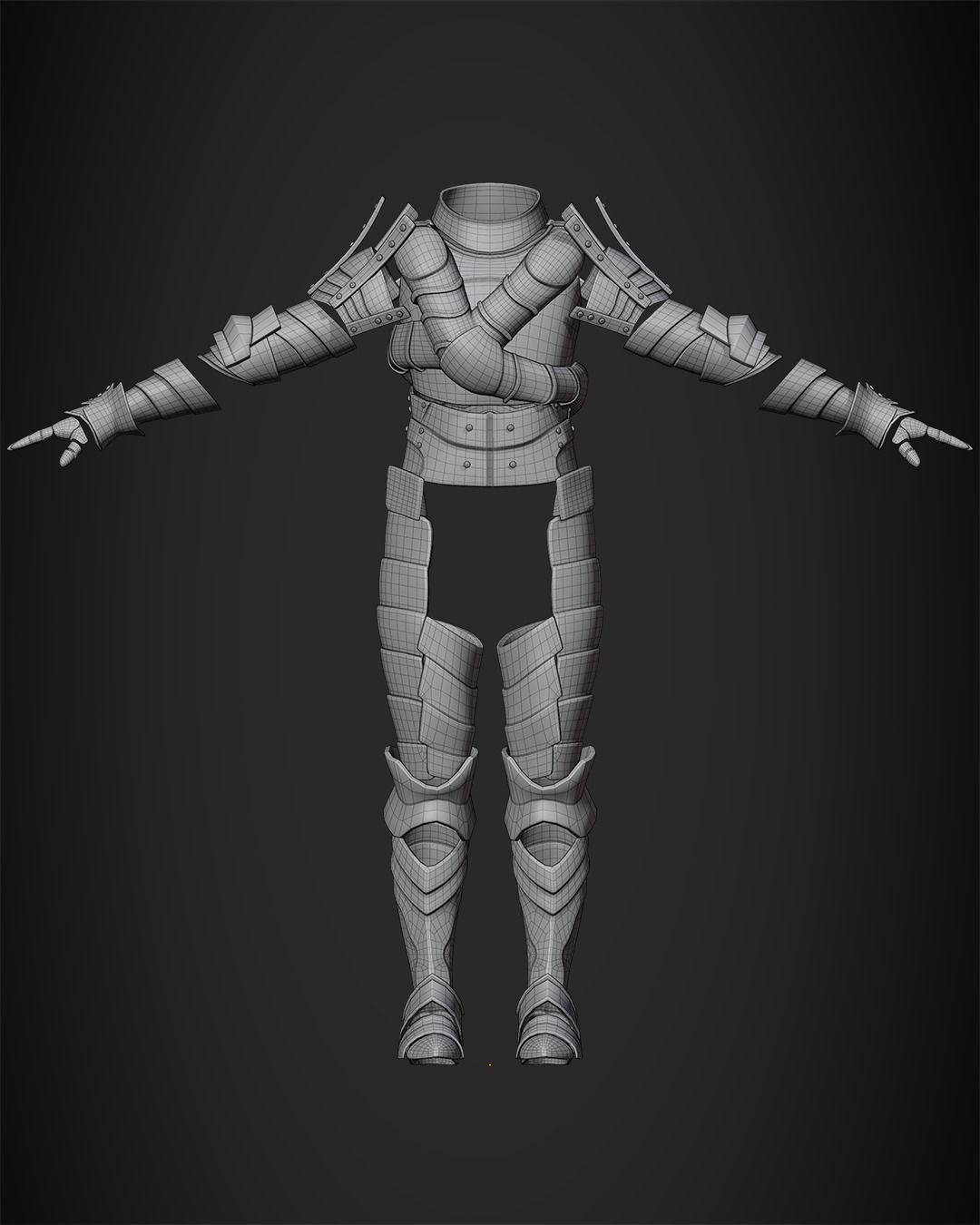 Dark Souls Lautrec Embraced Armor of Favor for Cosplay 3D print model_13