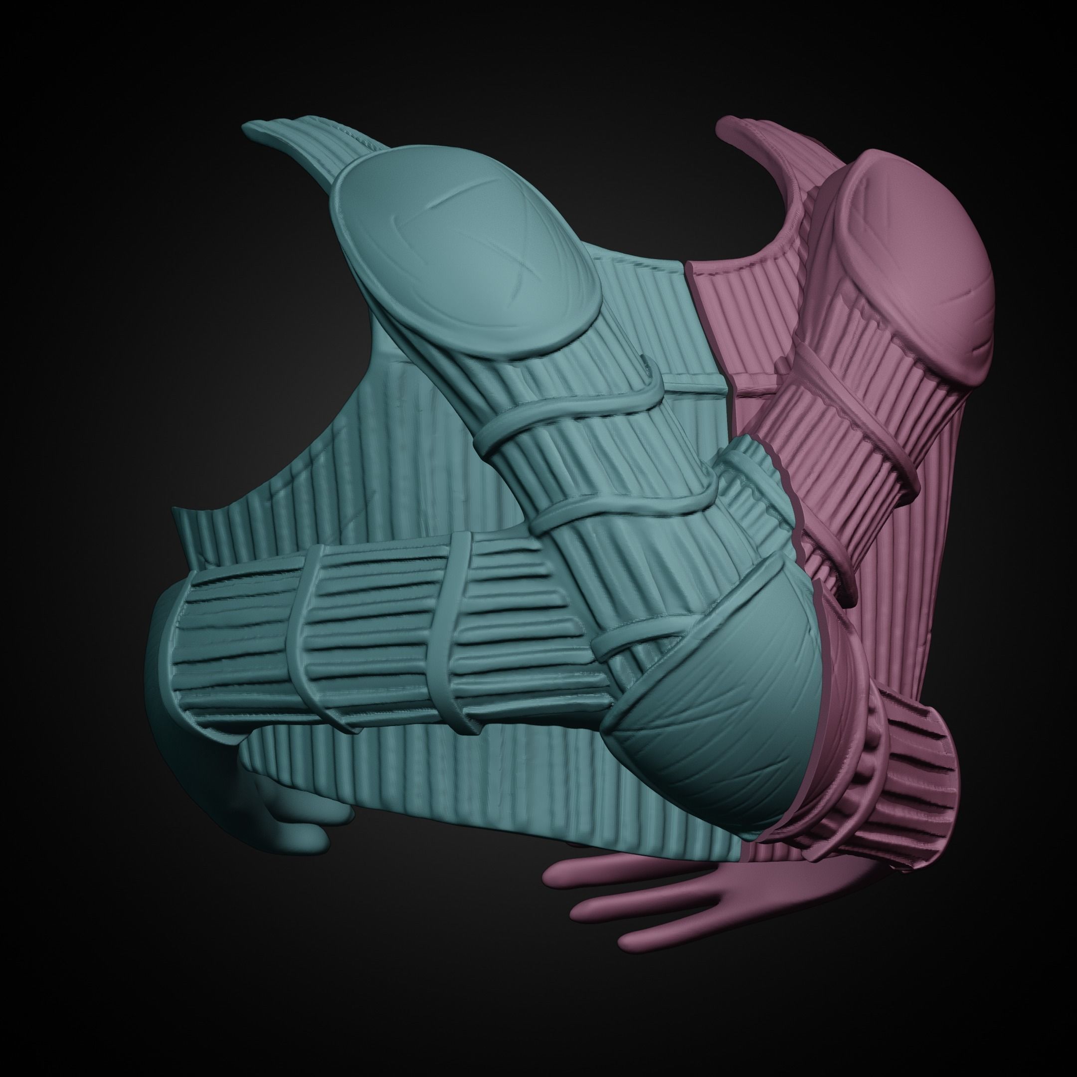 Dark Souls Lautrec Embraced Armor of Favor for Cosplay 3D print model_37