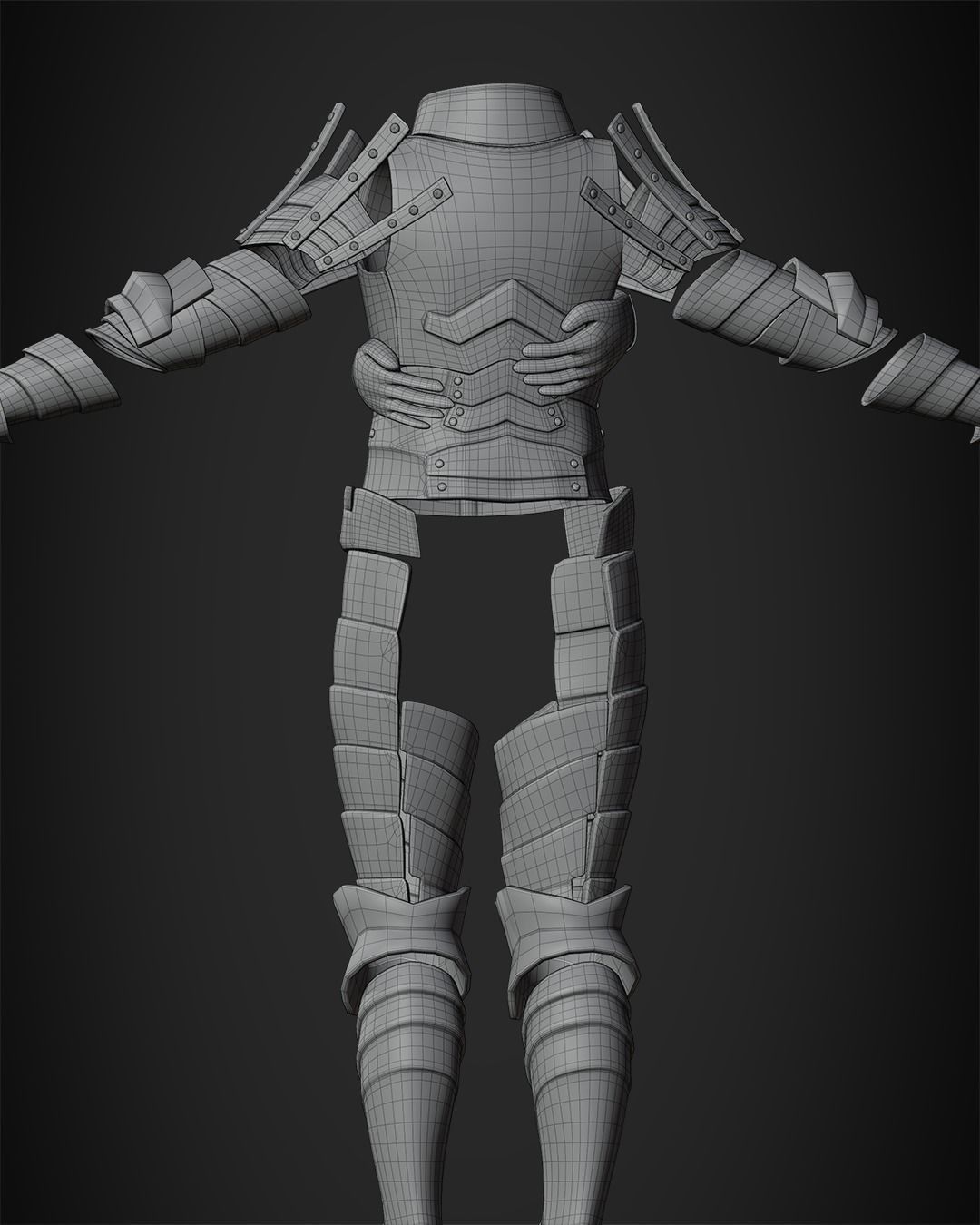 Dark Souls Lautrec Embraced Armor of Favor for Cosplay 3D print model_14