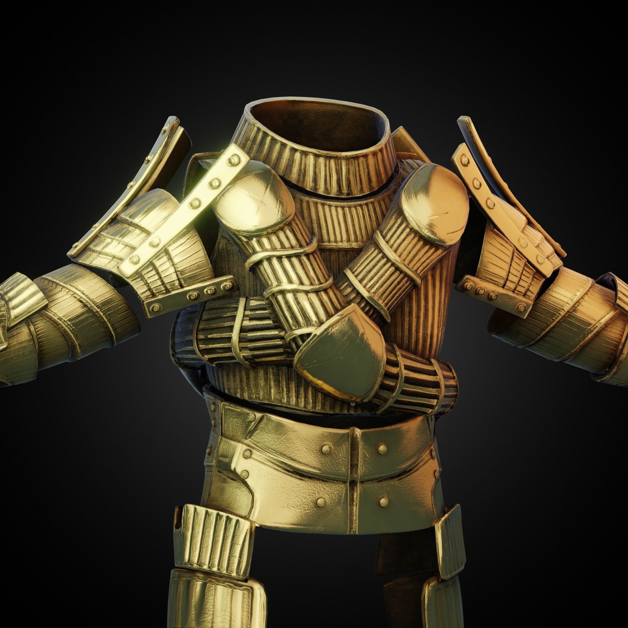 Dark Souls Lautrec Embraced Armor of Favor for Cosplay 3D print model_9