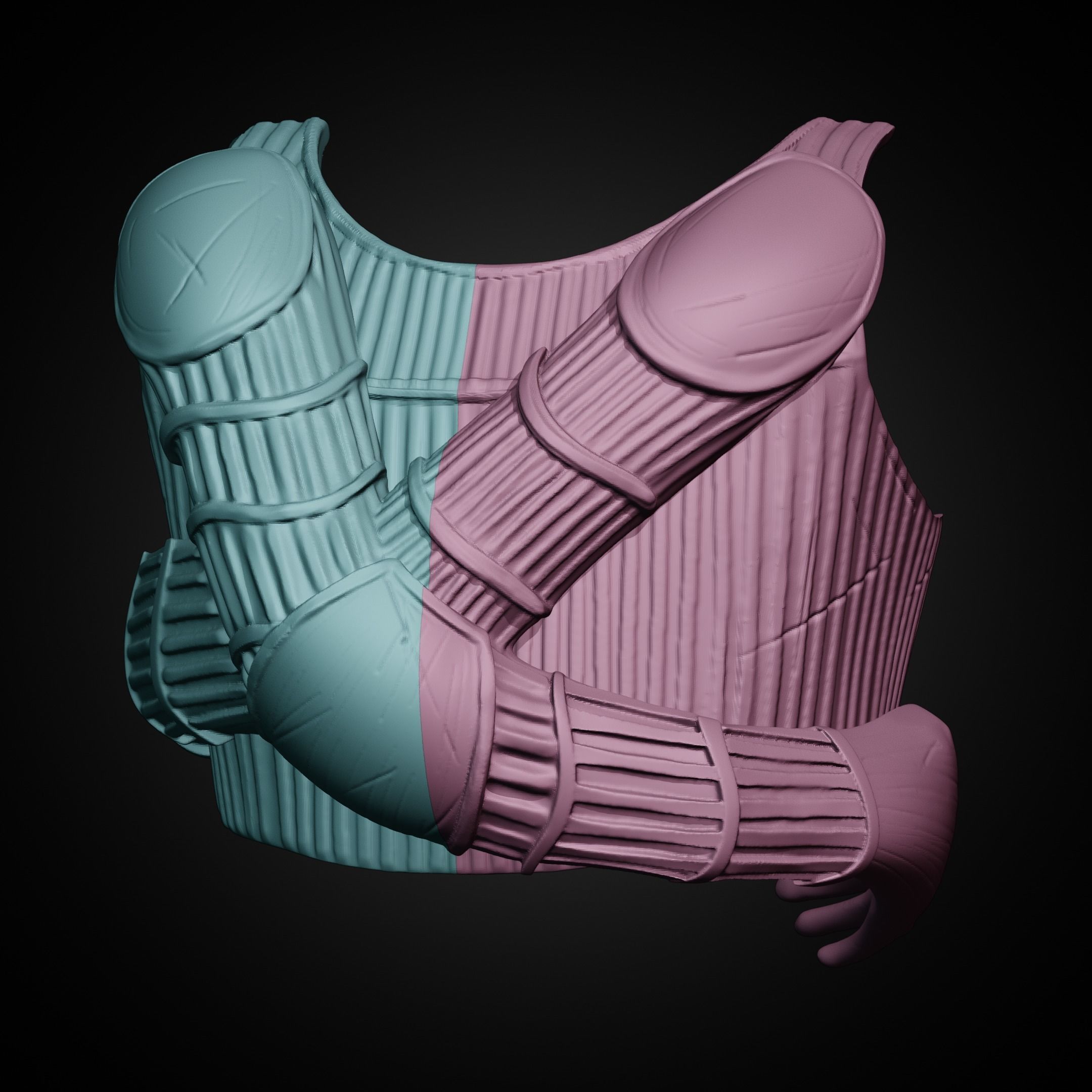 Dark Souls Lautrec Embraced Armor of Favor for Cosplay 3D print model_35