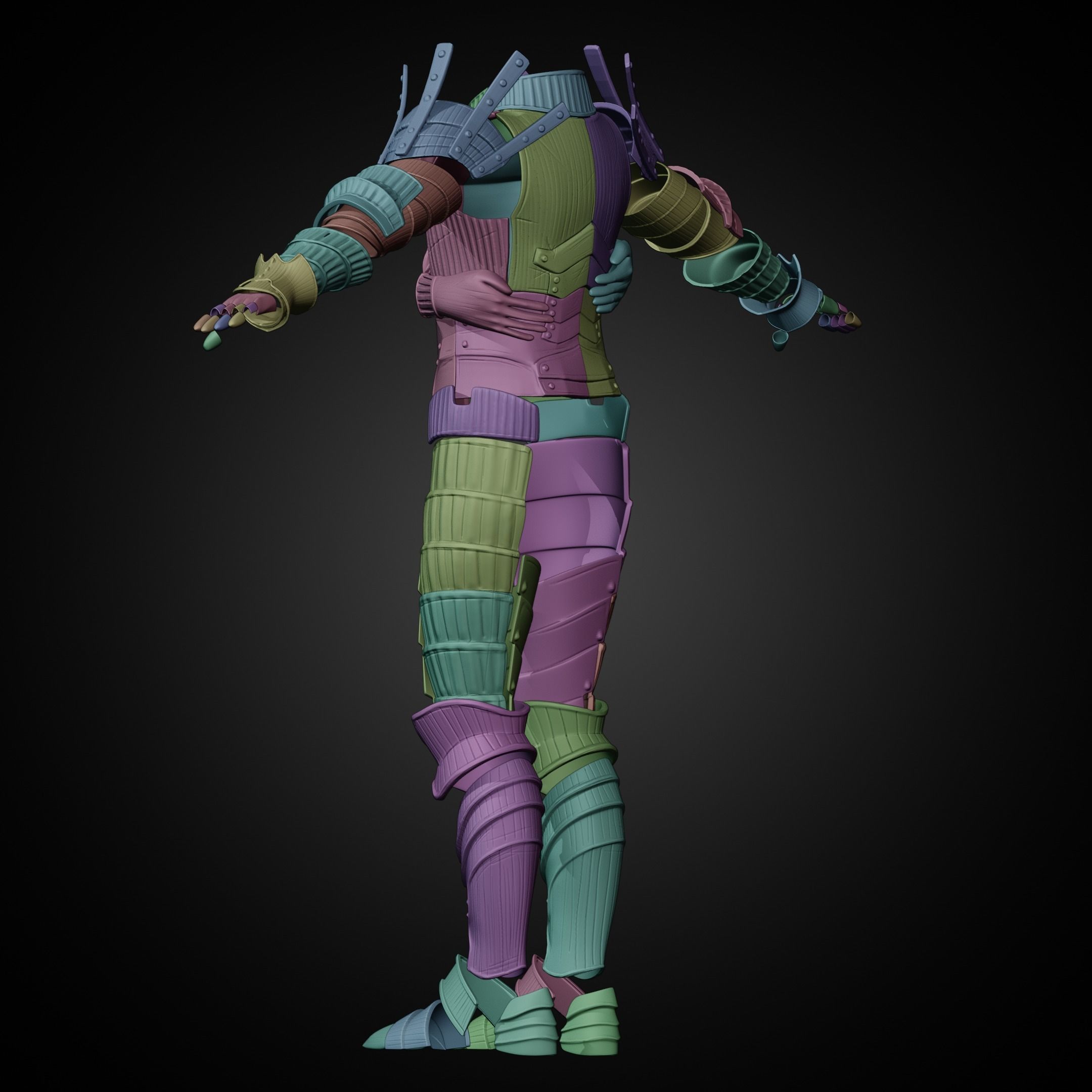 Dark Souls Lautrec Embraced Armor of Favor for Cosplay 3D print model_24