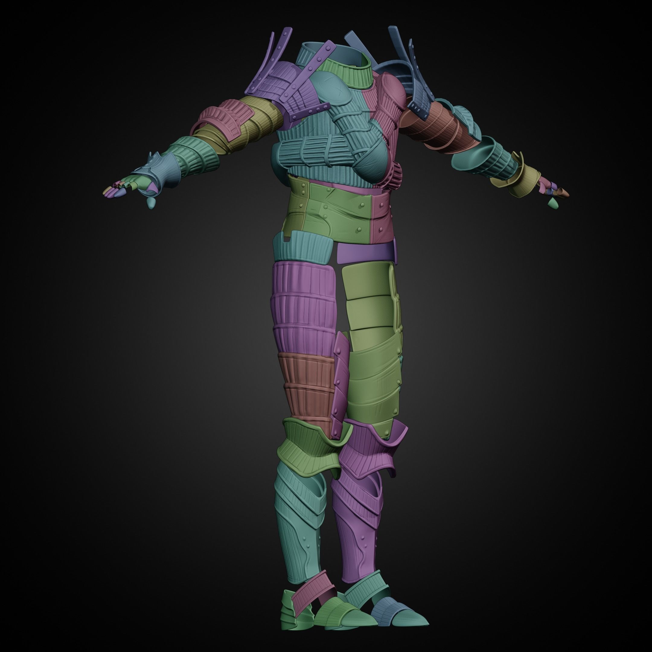 Dark Souls Lautrec Embraced Armor of Favor for Cosplay 3D print model_28