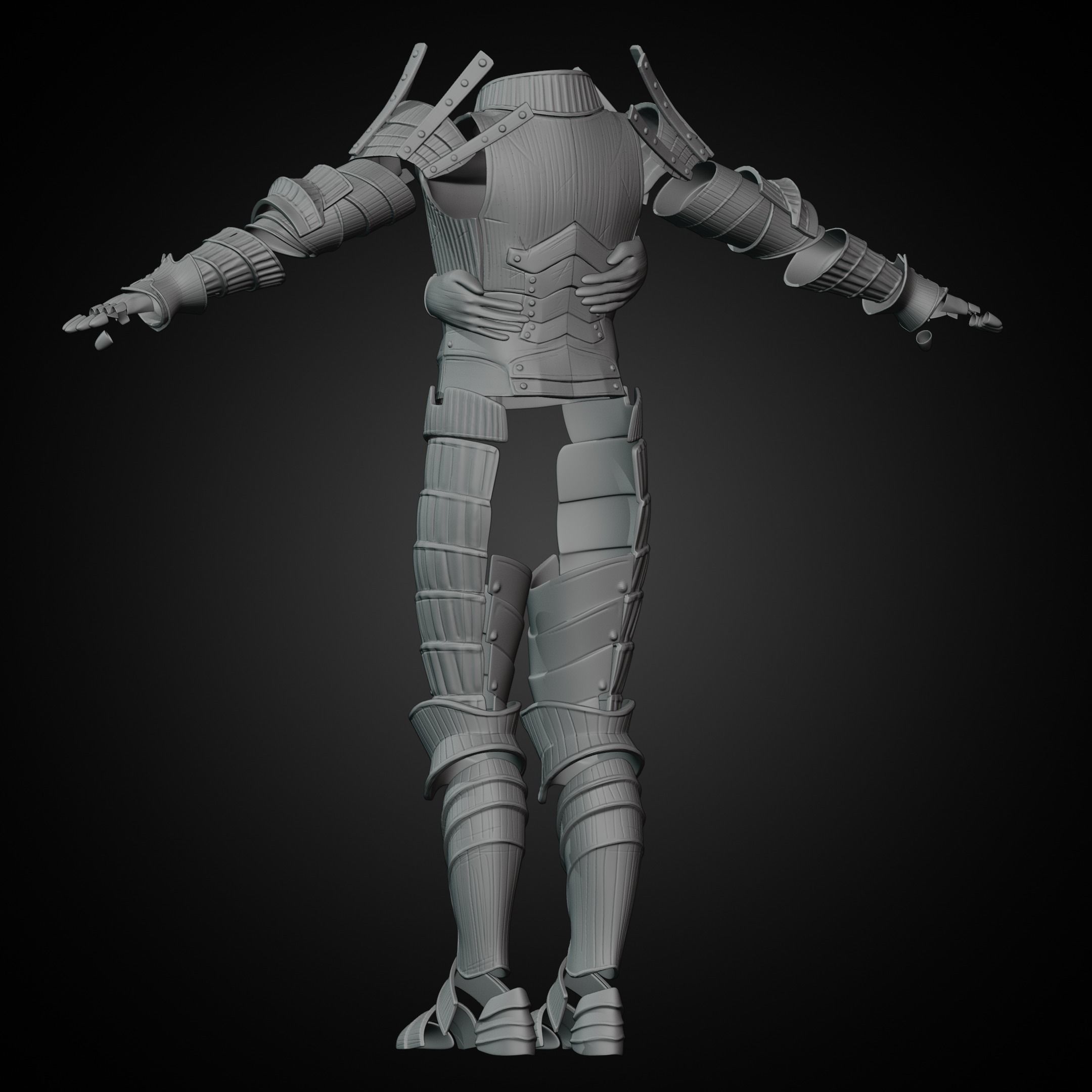 Dark Souls Lautrec Embraced Armor of Favor for Cosplay 3D print model_18
