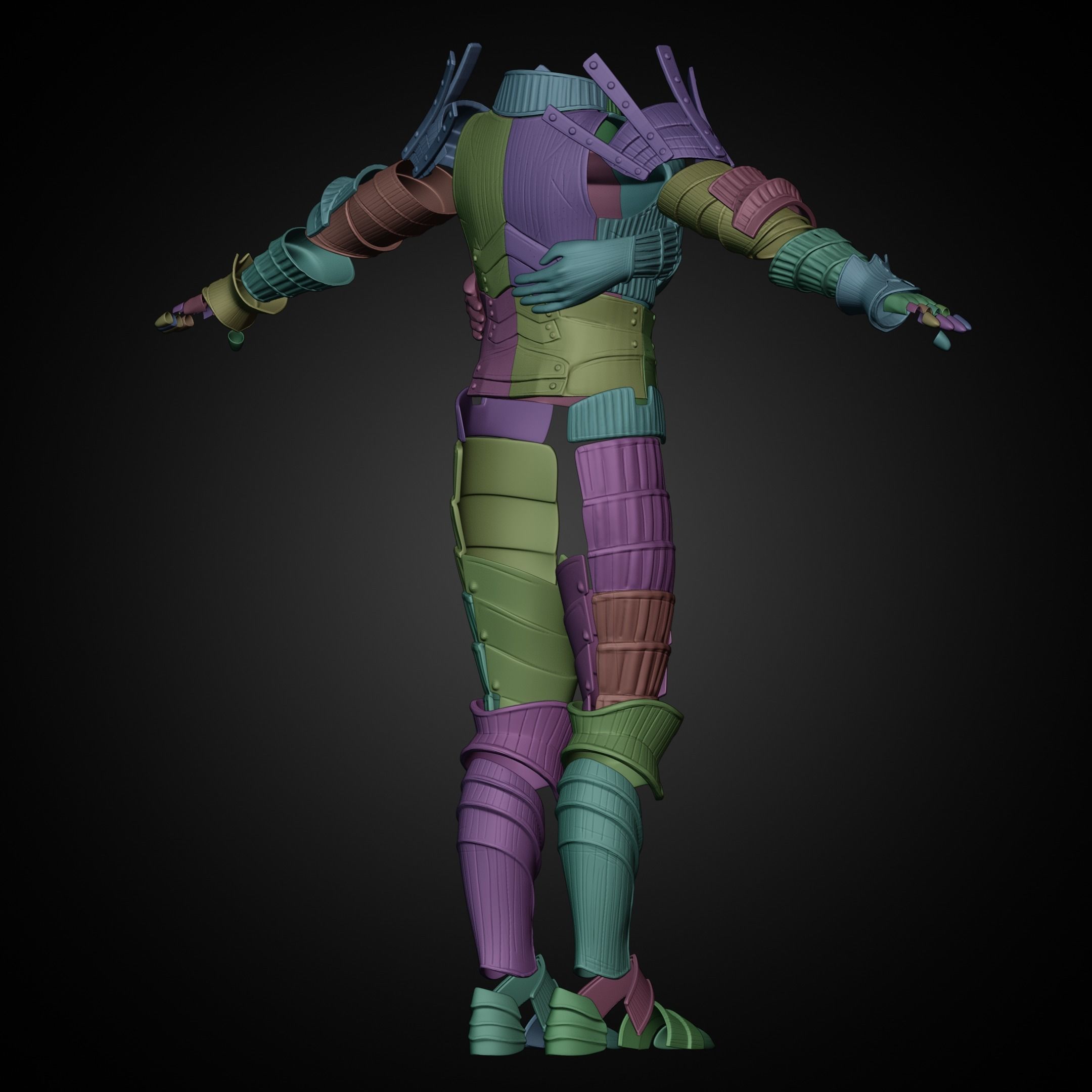 Dark Souls Lautrec Embraced Armor of Favor for Cosplay 3D print model_26