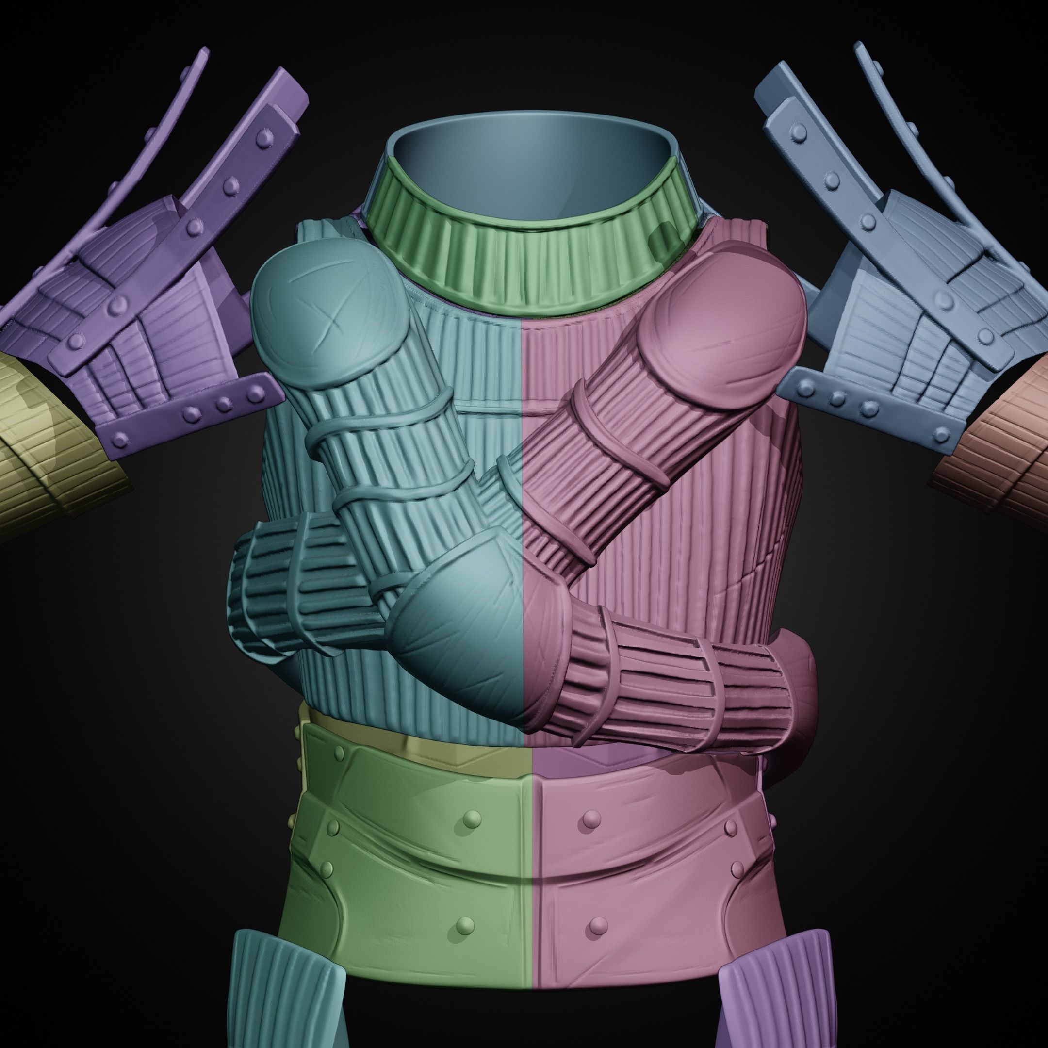 Dark Souls Lautrec Embraced Armor of Favor for Cosplay 3D print model_29