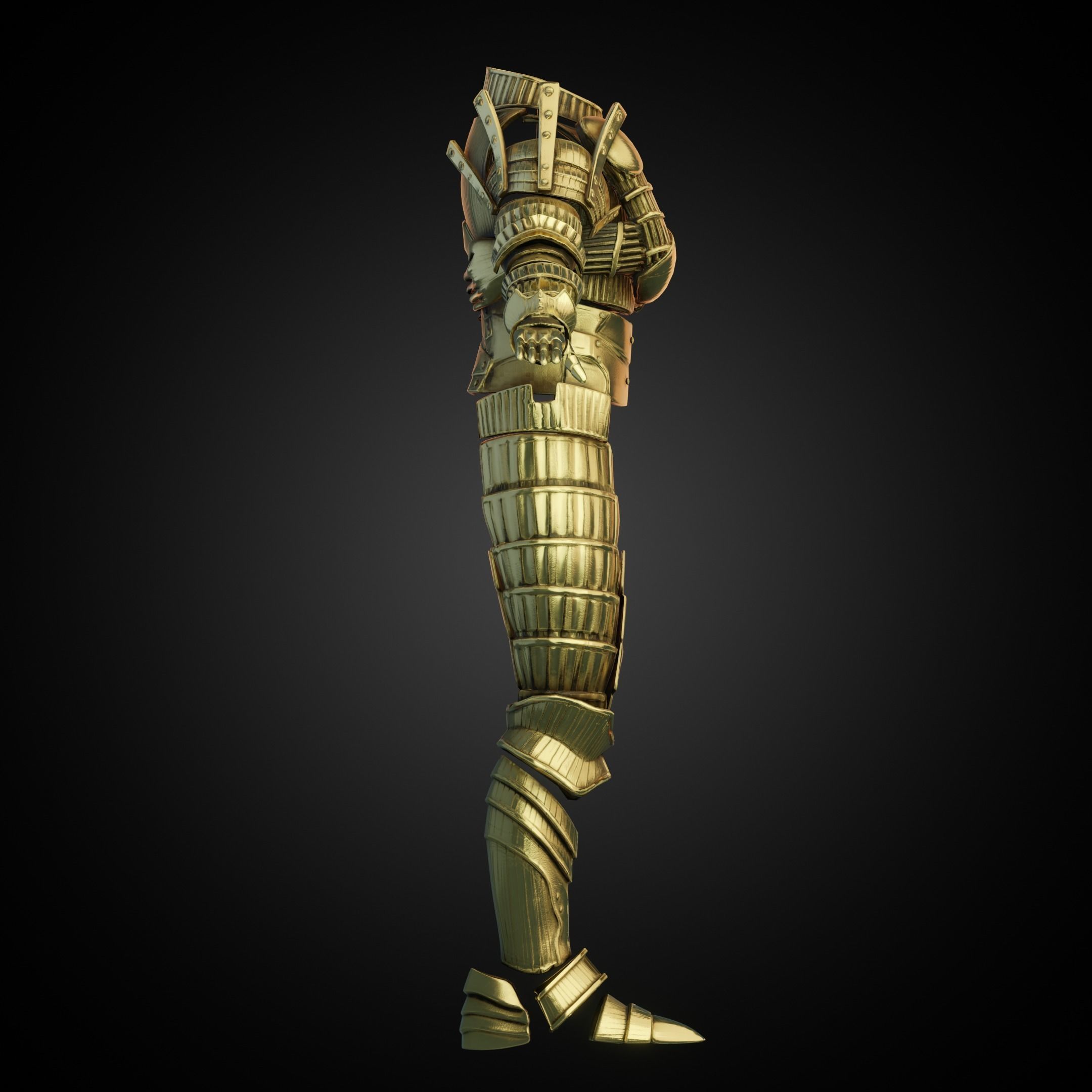 Dark Souls Lautrec Embraced Armor of Favor for Cosplay 3D print model_7