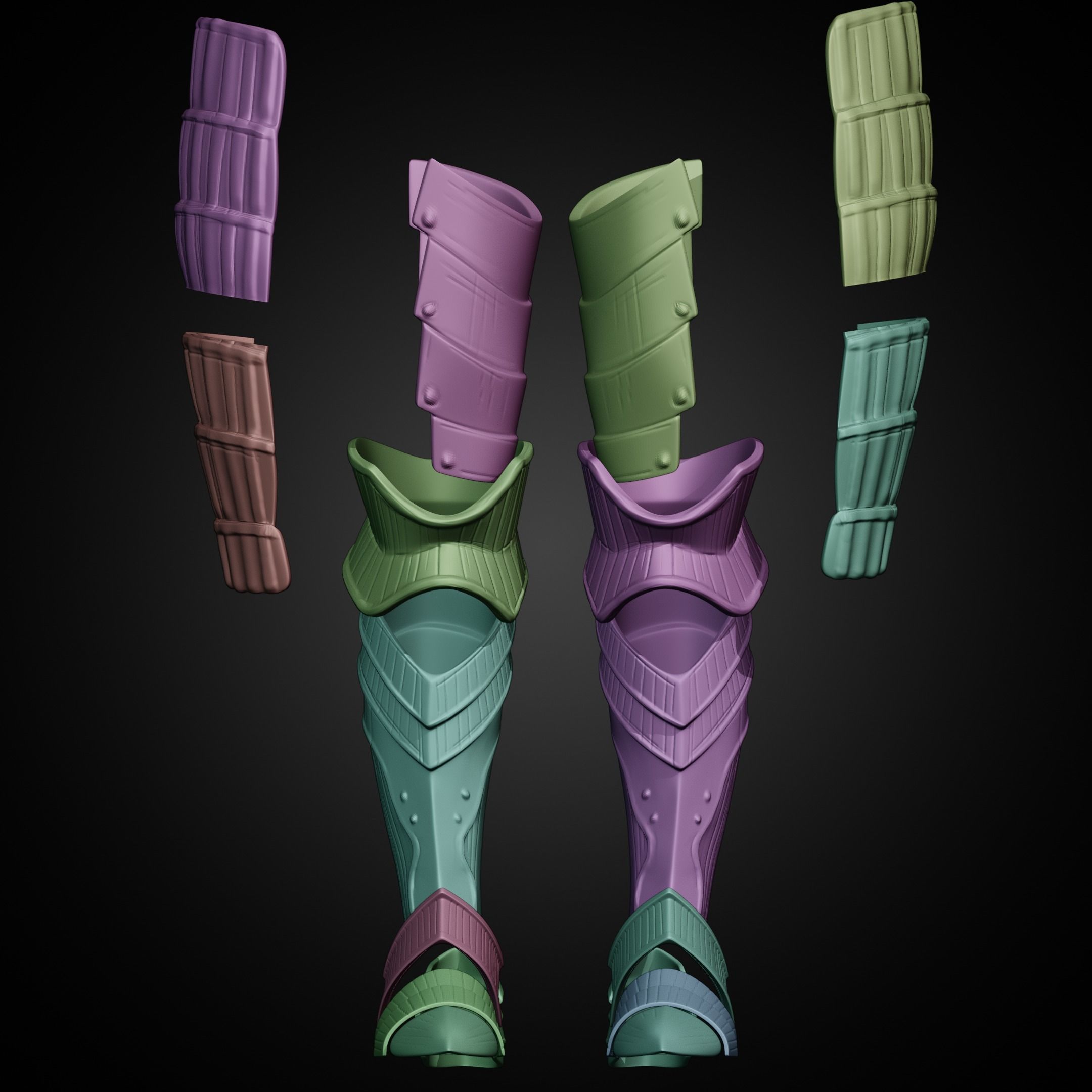 Dark Souls Lautrec Embraced Armor of Favor for Cosplay 3D print model_38