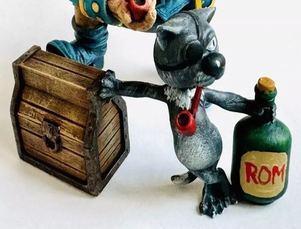 Billy Bones cat for 3D printing STL 3D print model_0