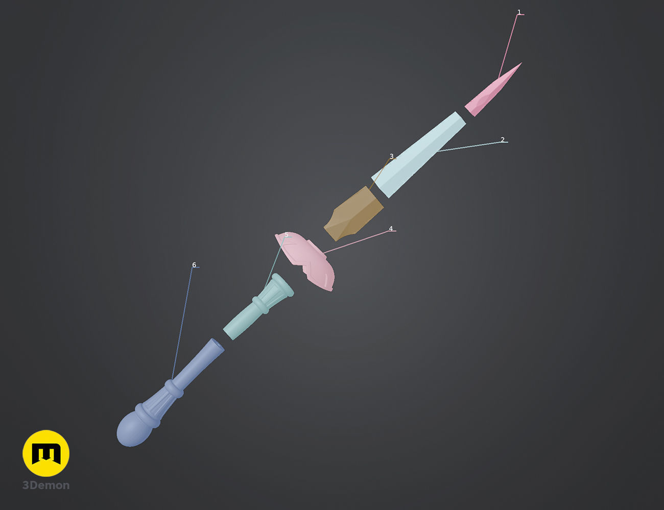 Raphtalia Sword - The Rising of the Shield Hero 3D print model_4