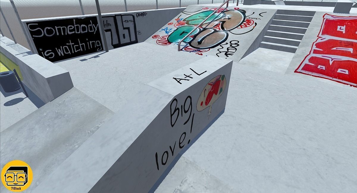 Skate Park Package Low-poly 3D model_5