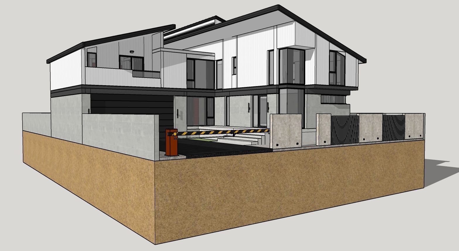 Duplex House-1 3D model_10