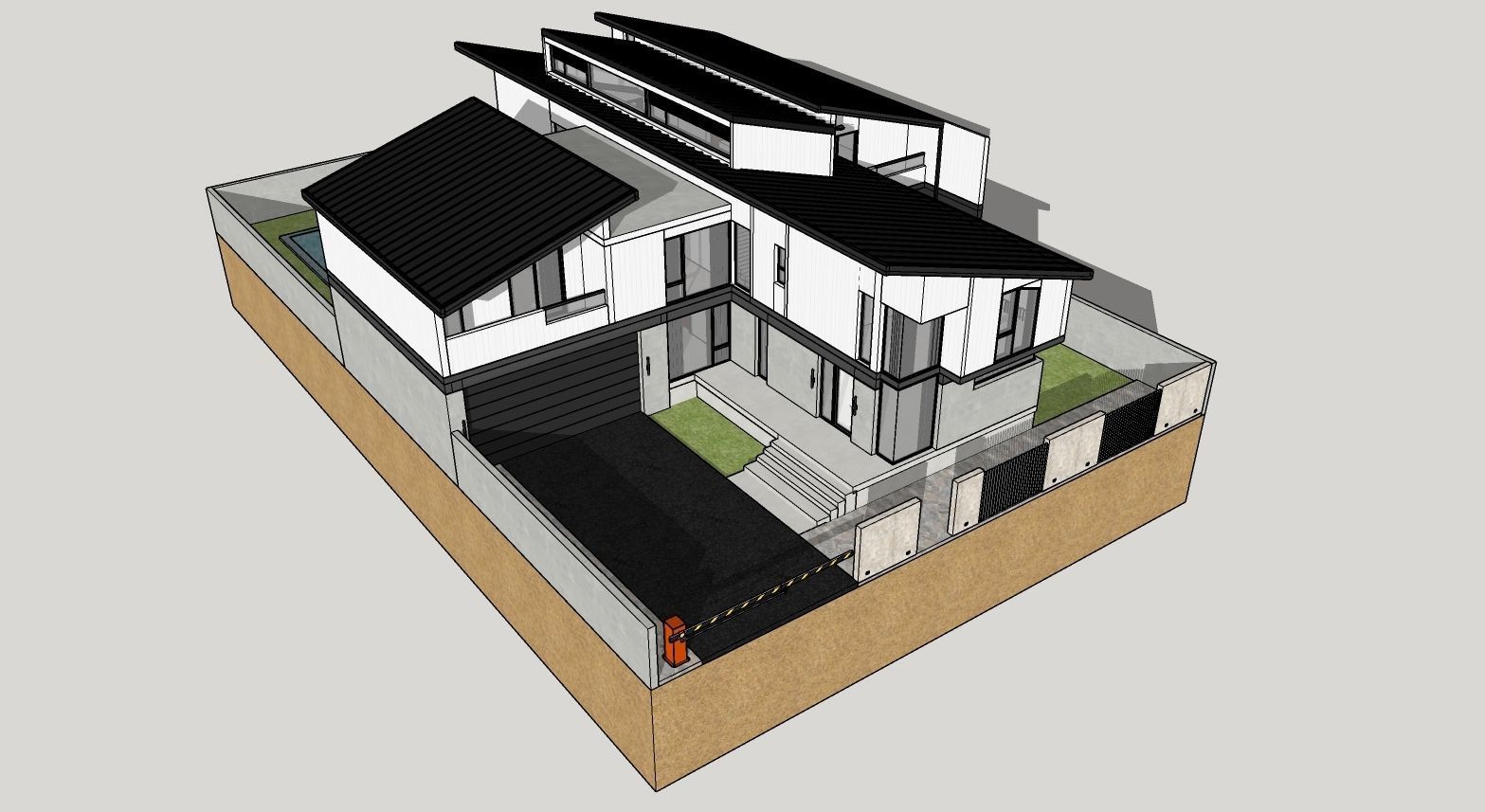 Duplex House-1 3D model_4