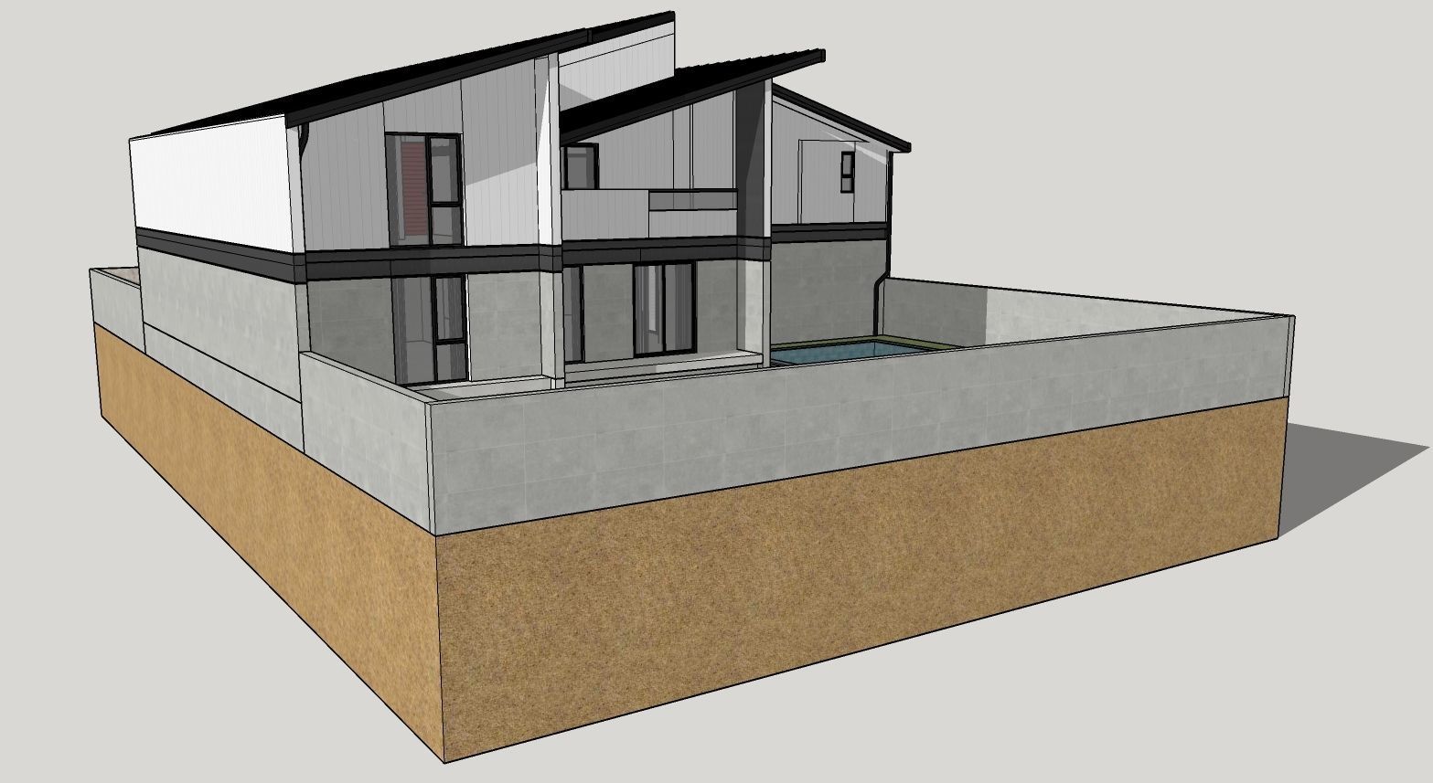 Duplex House-1 3D model_12