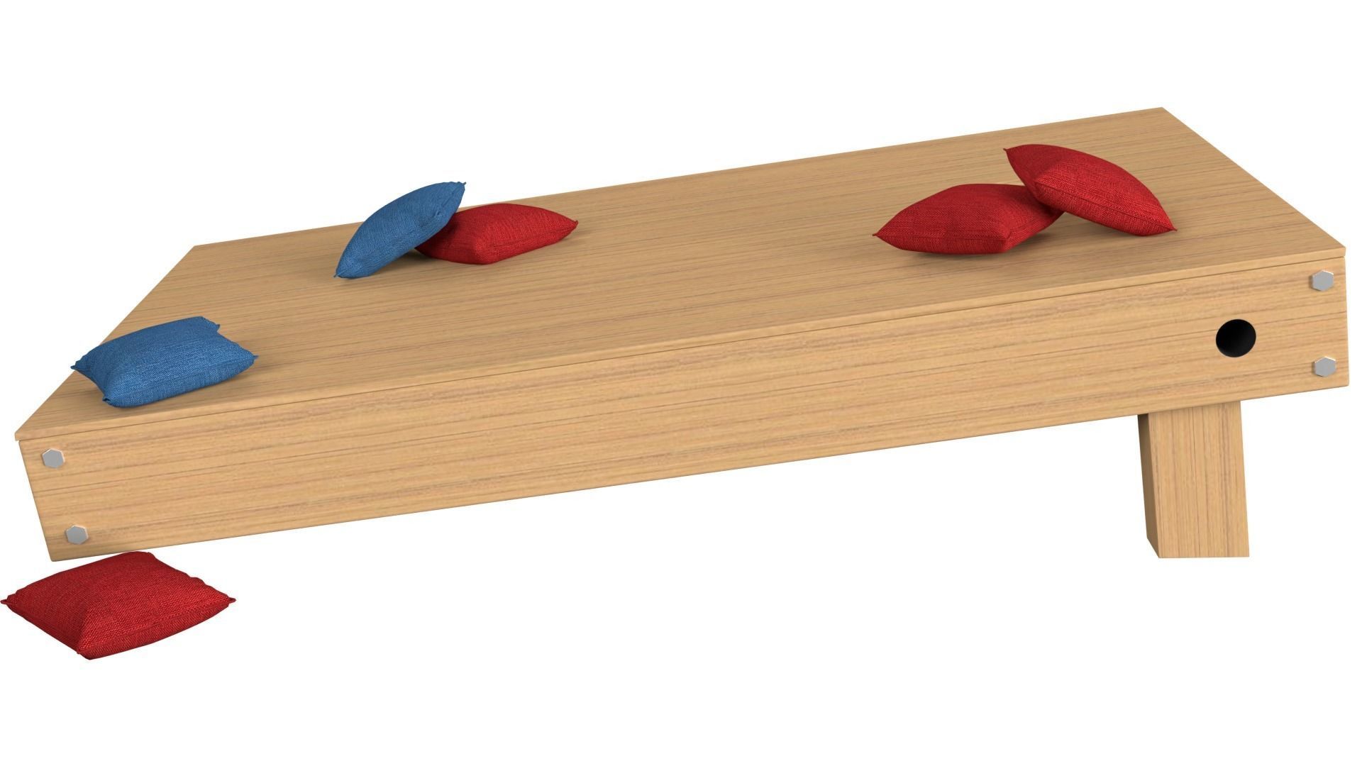 Corn Hole Game 3D model_3