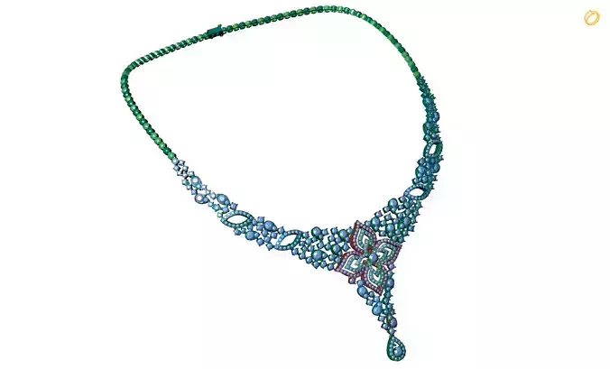 Necklace 3D print model