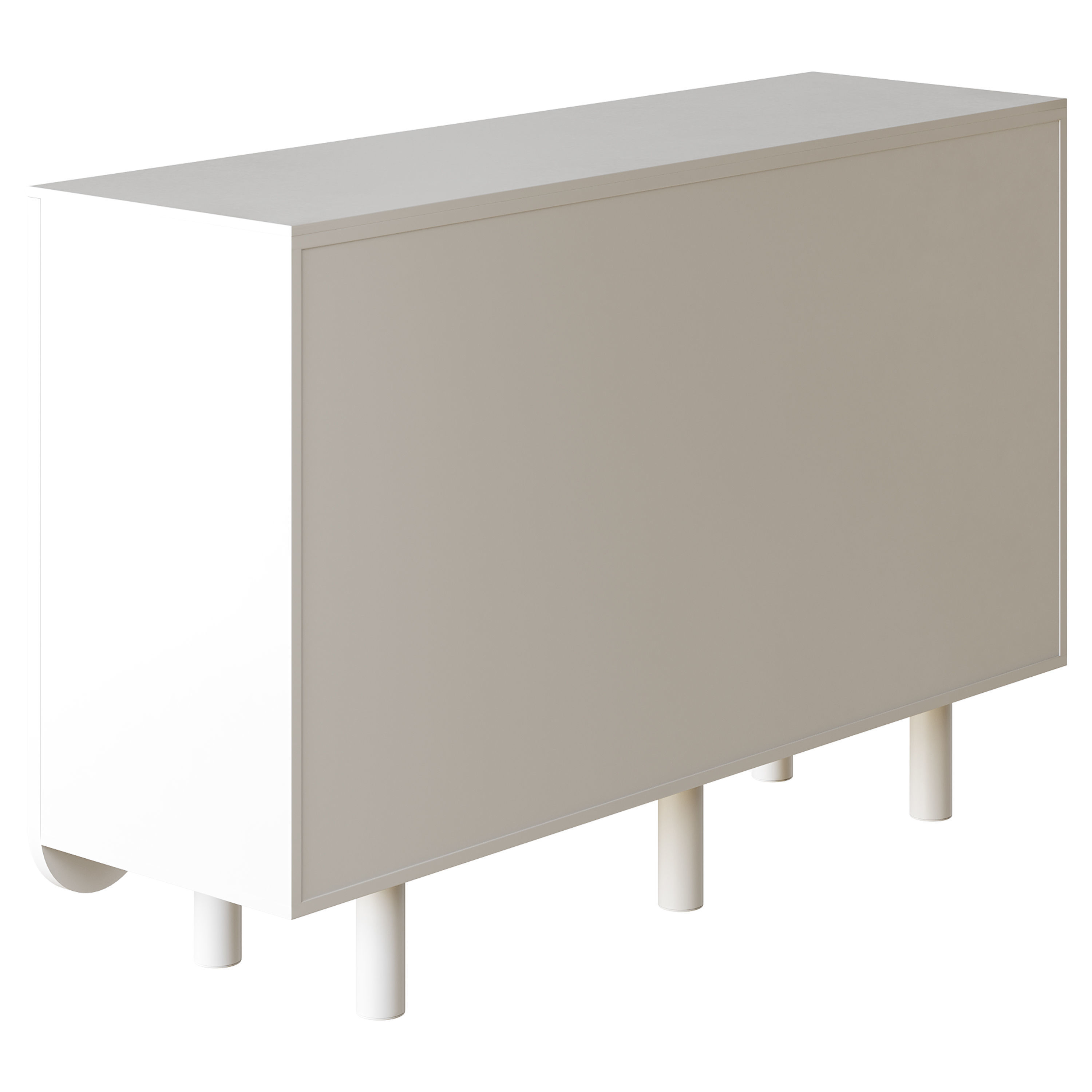 Modern White Sideboard 3D model_15