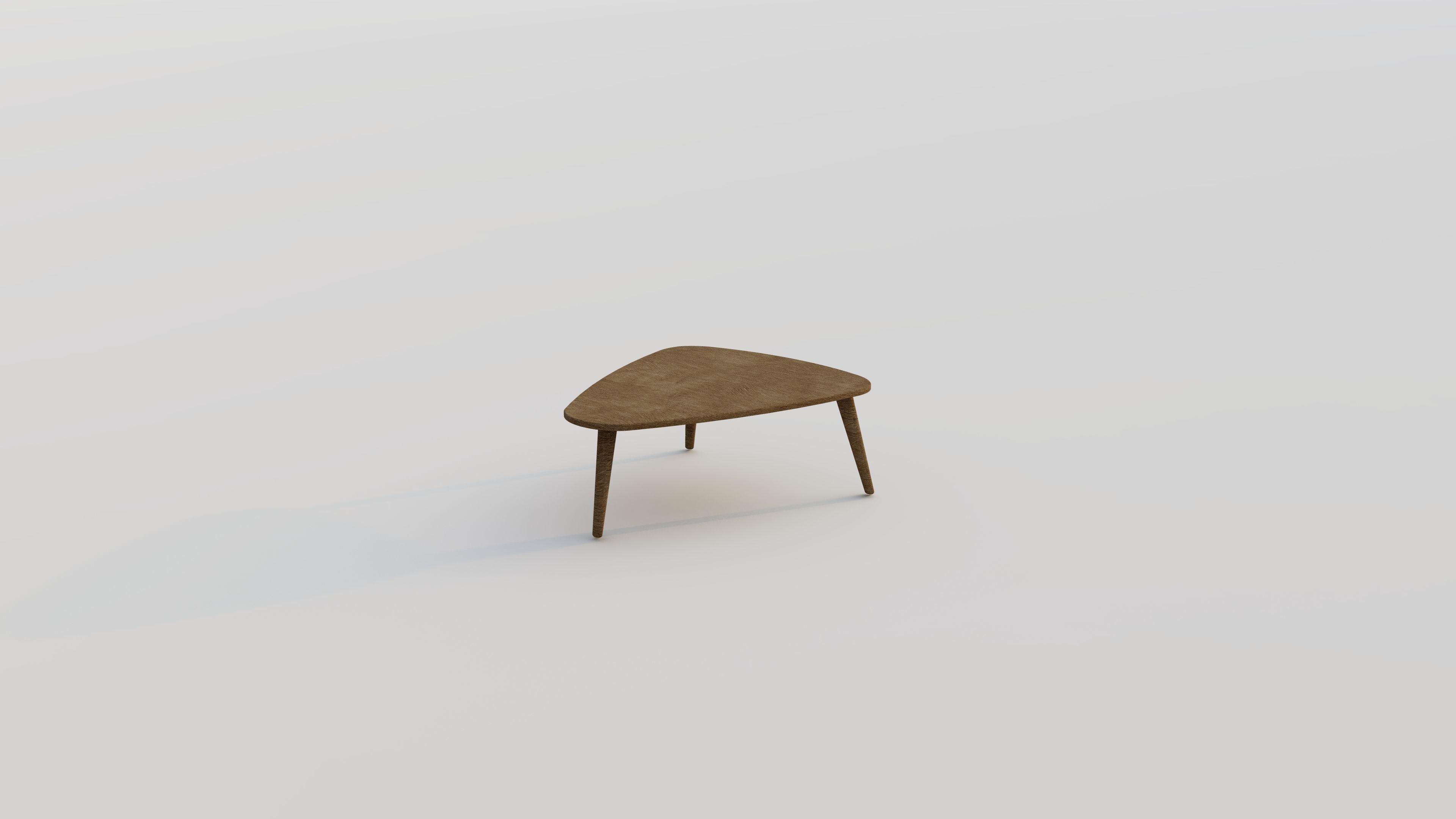garden furniture Low-poly 3D model_3