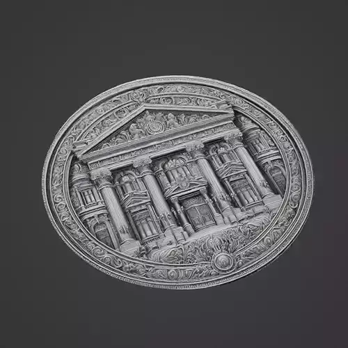 Building House Pendant Medallion
