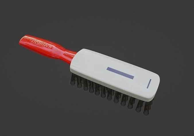 Car cleaning Wheel Brush Low-poly 3D model 4