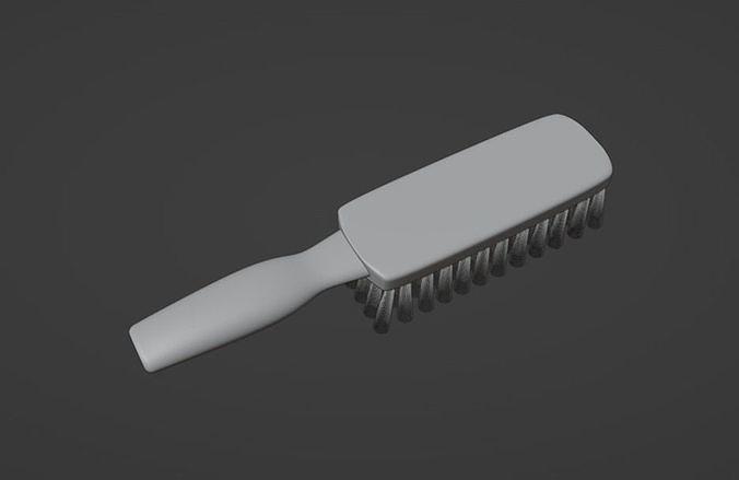 Car cleaning Wheel Brush Low-poly 3D model 6