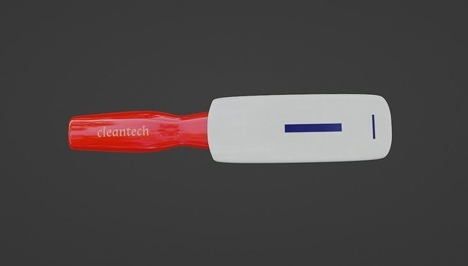Car cleaning Wheel Brush Low-poly 3D model 3