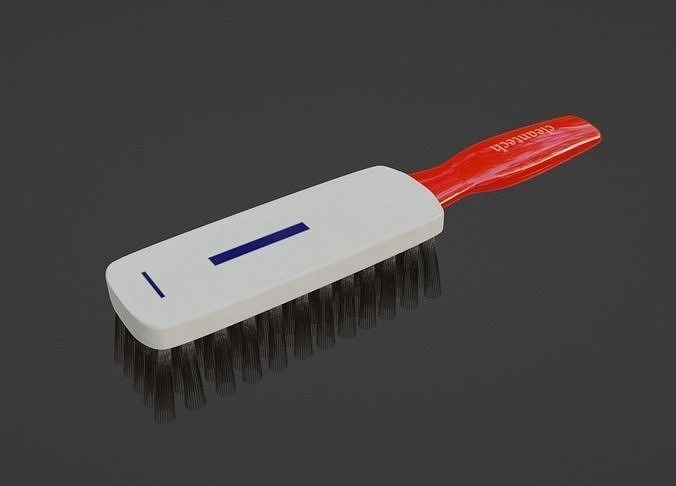 Car cleaning Wheel Brush Low-poly 3D model 2