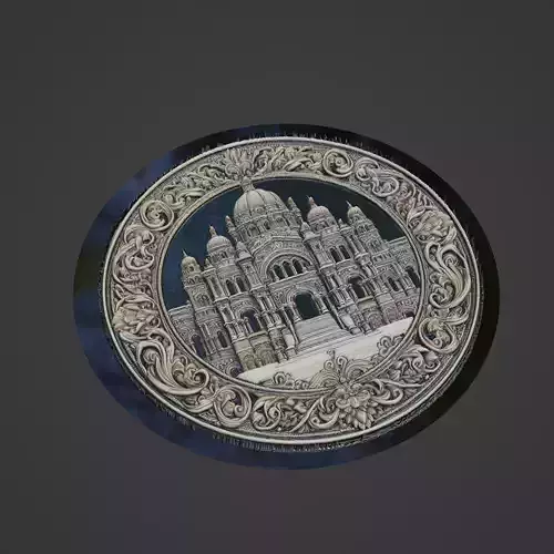 Building House Pendant Medallion