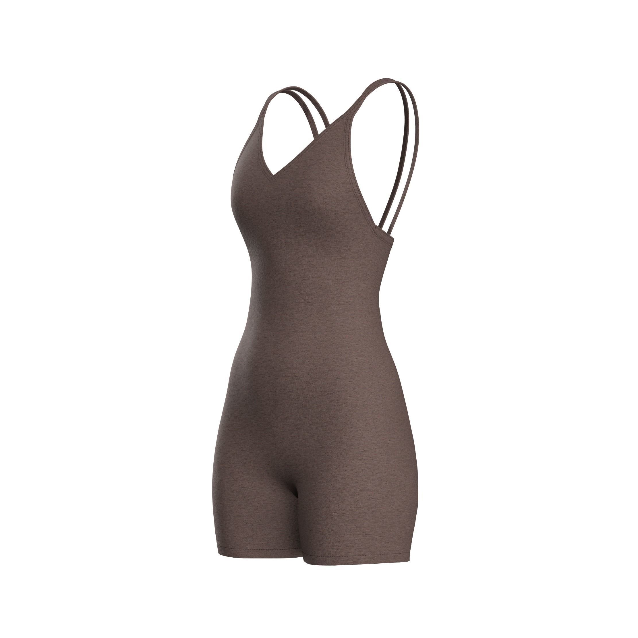 Bodysuit jumpsuit sportswear Clo3d Marvelous Designer 3D model_1