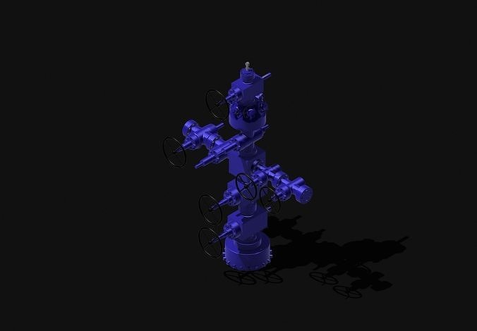 LAND RIG CHRISTMAS TREE 3D model