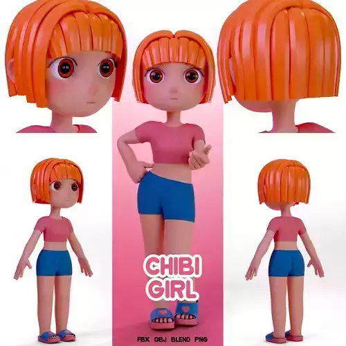 Stylized Chibi Girl