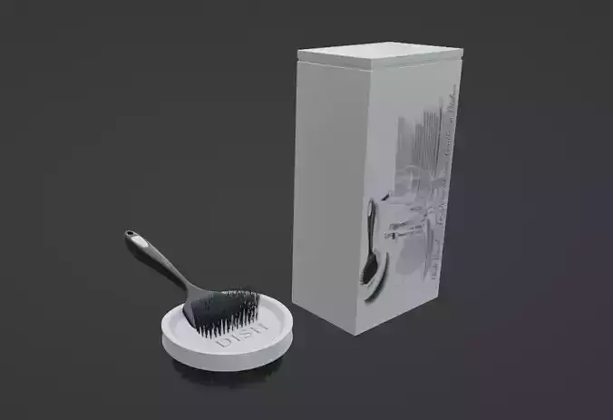 Dish Brush Low-poly 3D model