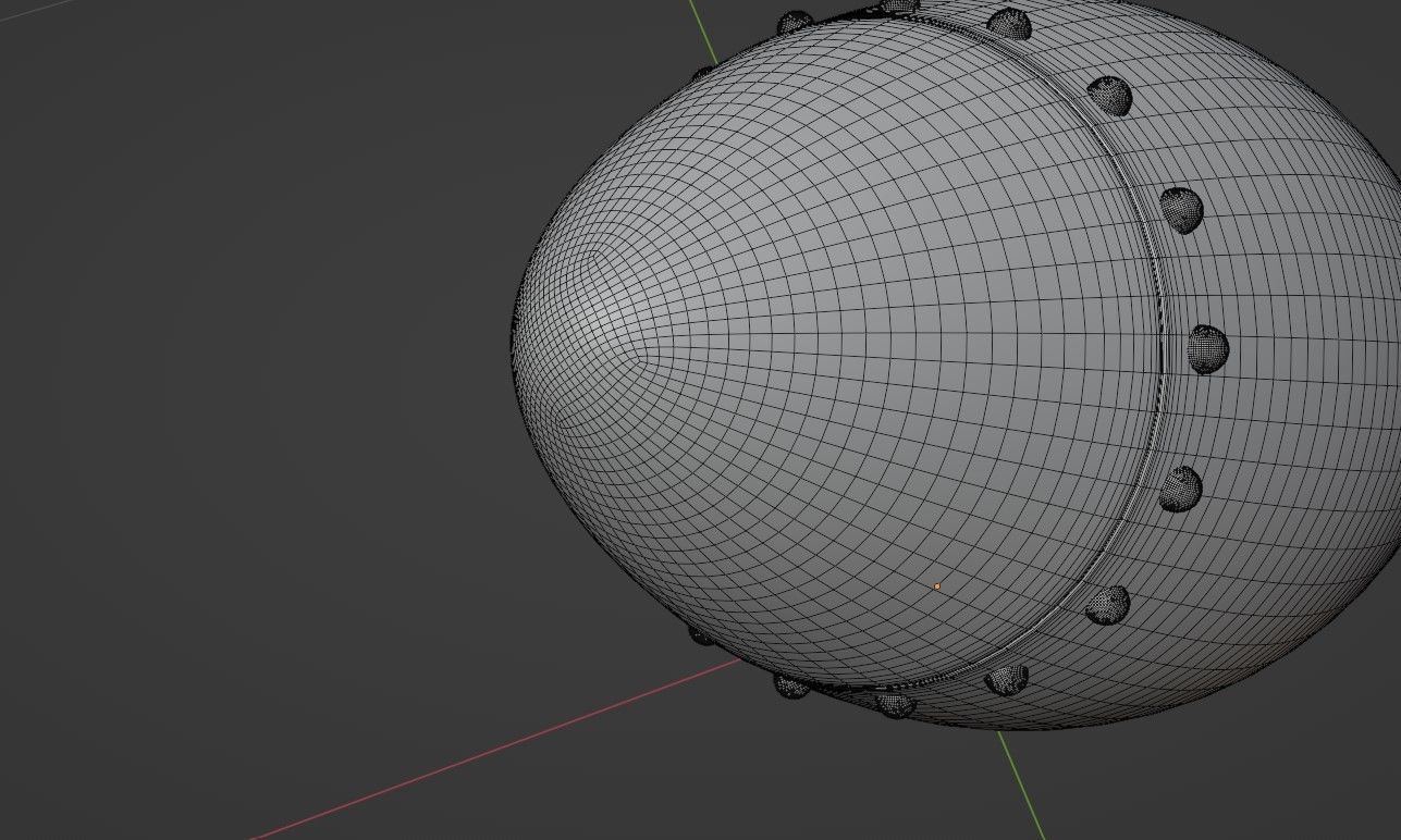 Cartoon Rocket 3D model_17