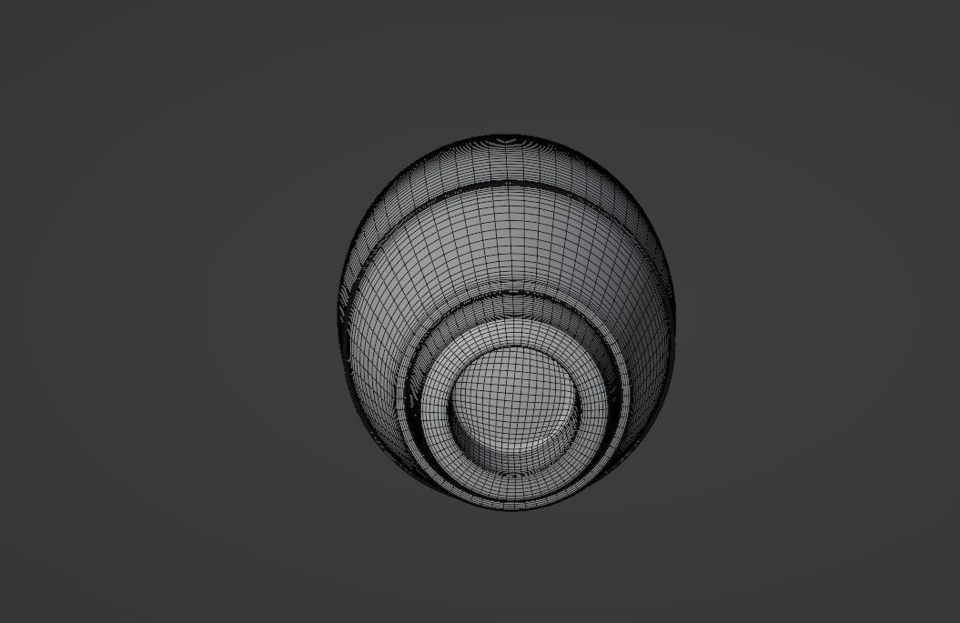 Cartoon Rocket 3D model_15