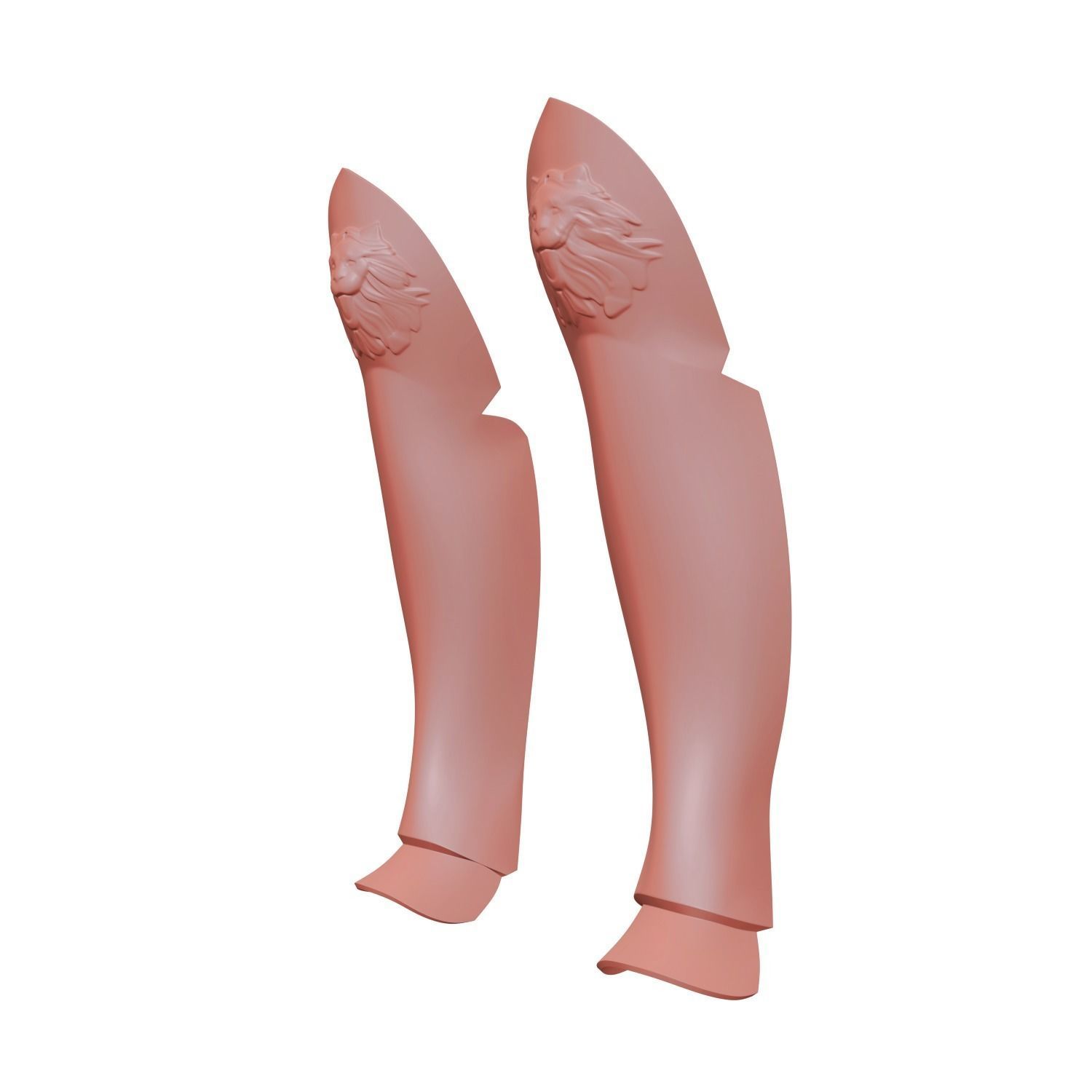 Cult of Kosmos Shin Guards Assassins Creed Odyssey for Cosplay 3D print model_4