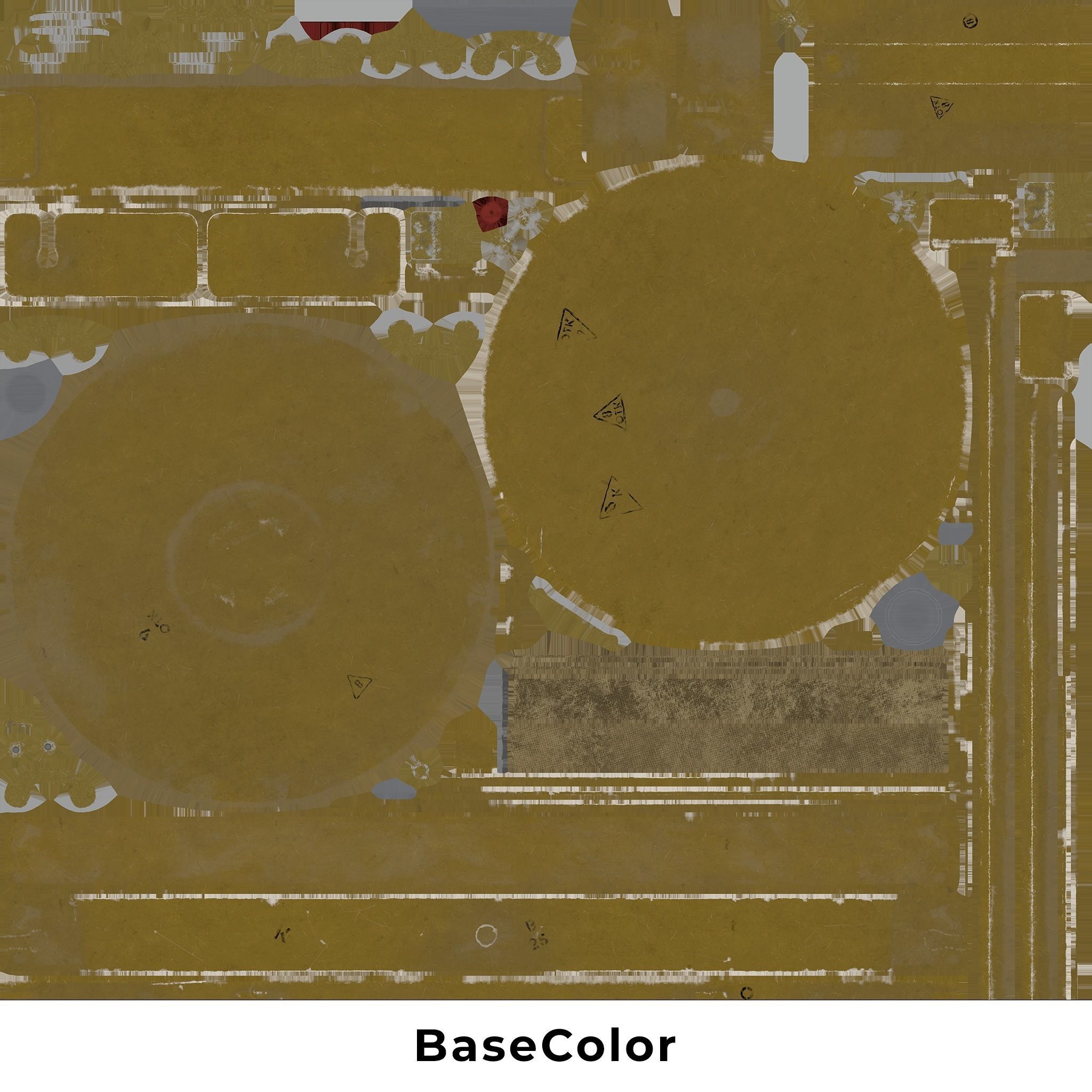 Soviet anti-personnel guided fragmentation mine MON-100 Low-poly 3D model_16