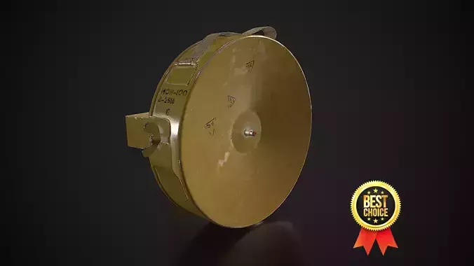 Soviet anti-personnel guided fragmentation mine MON-100
