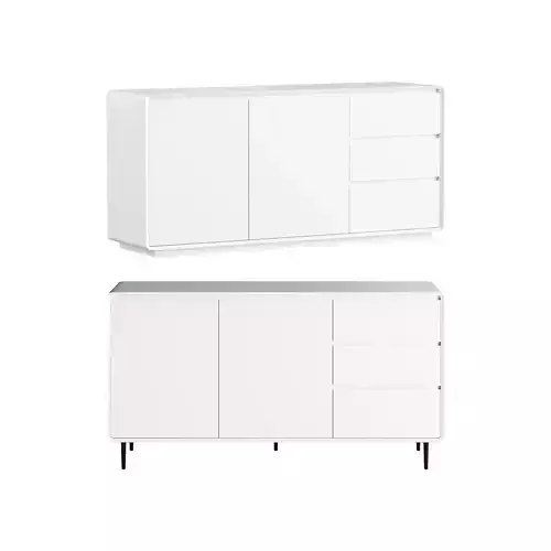 Modern Wood Sideboard with 2 Doors