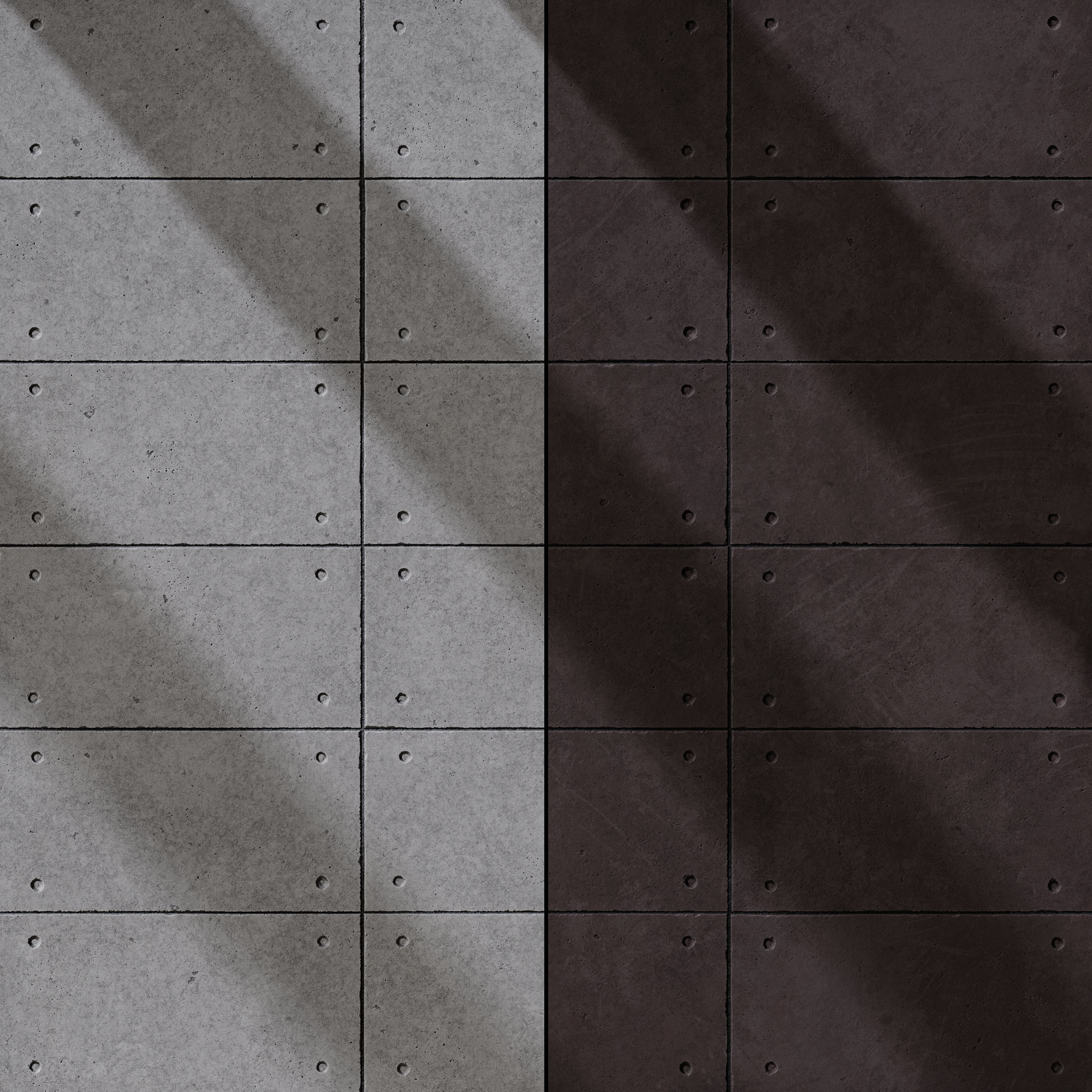 Concrete Plate Wall 03 - Seamless Texture_2