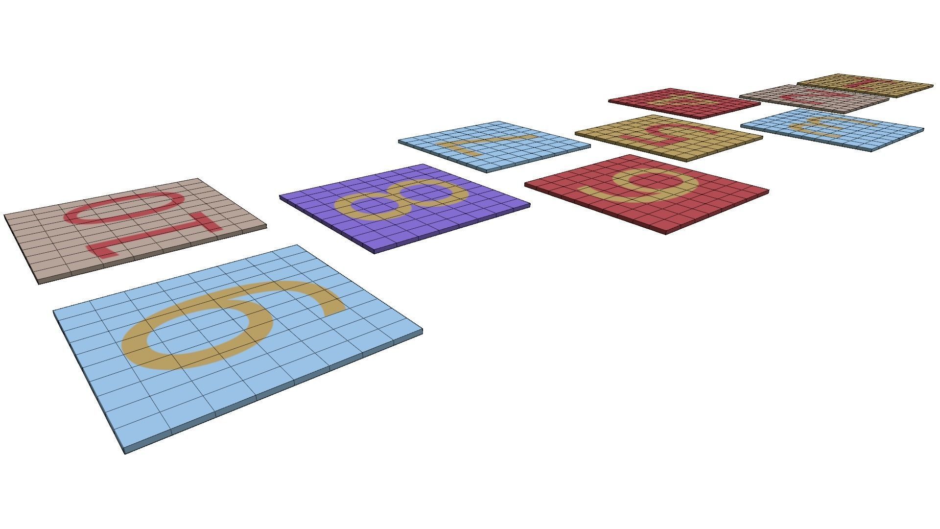 Hopscotch 3D model_15