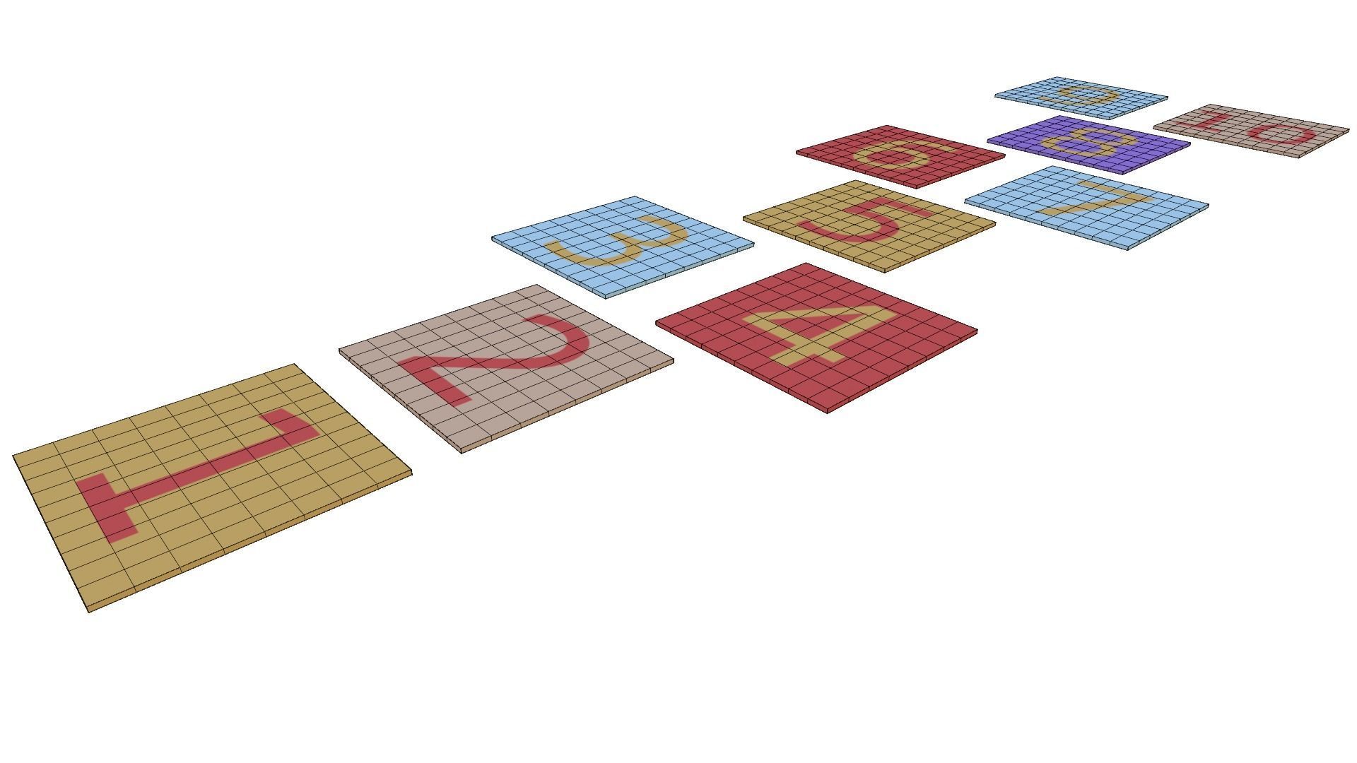 Hopscotch 3D model_11