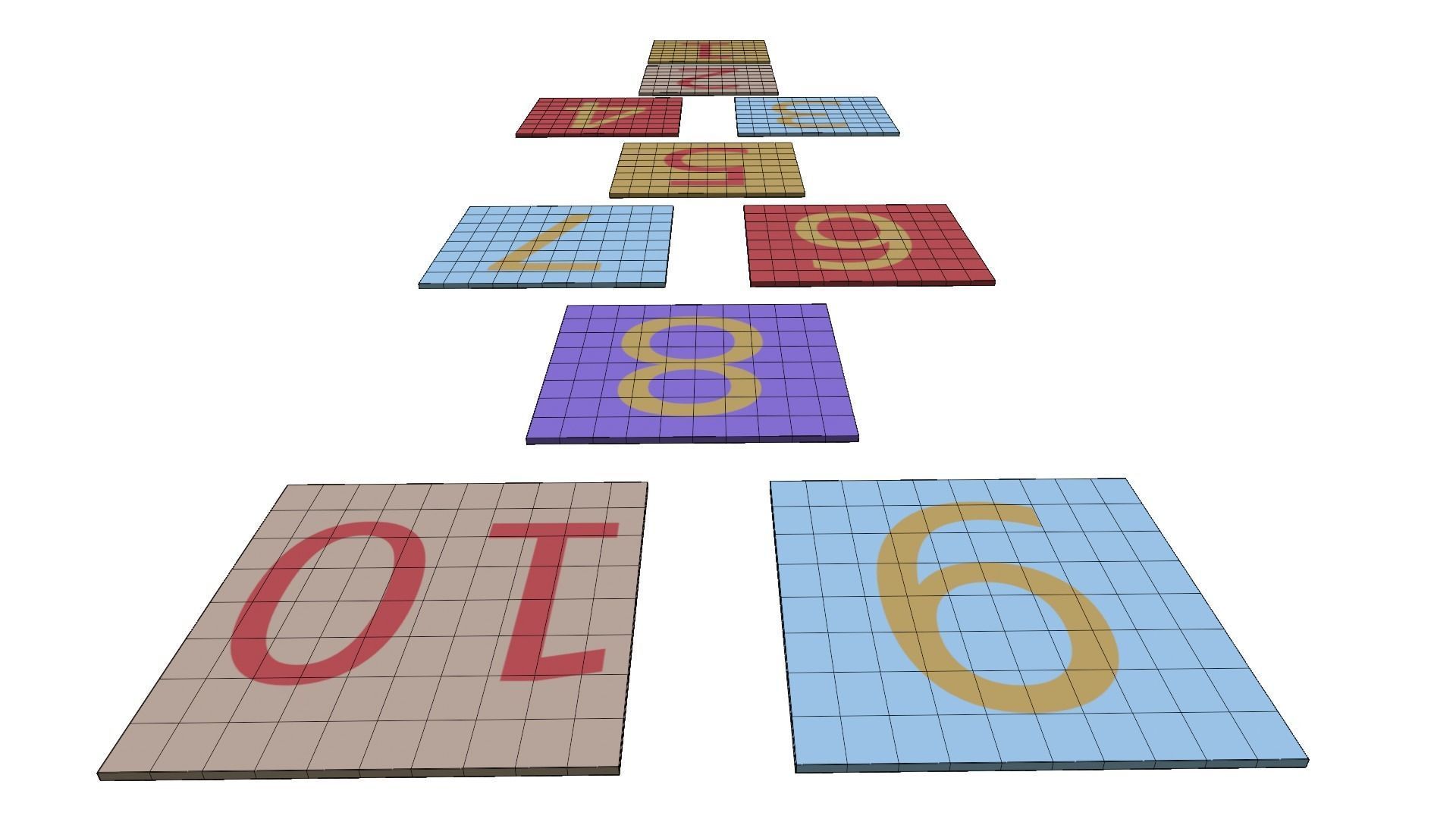 Hopscotch 3D model_14