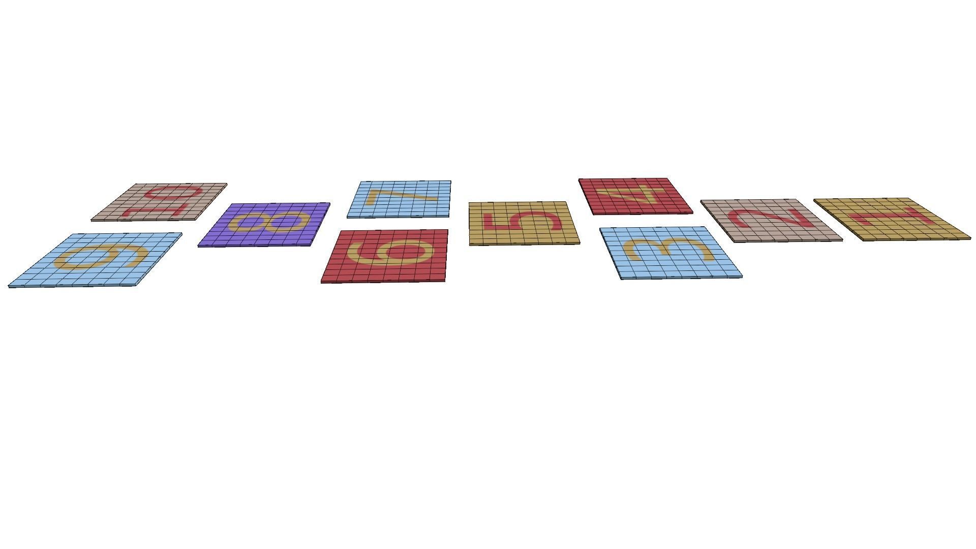 Hopscotch 3D model_16